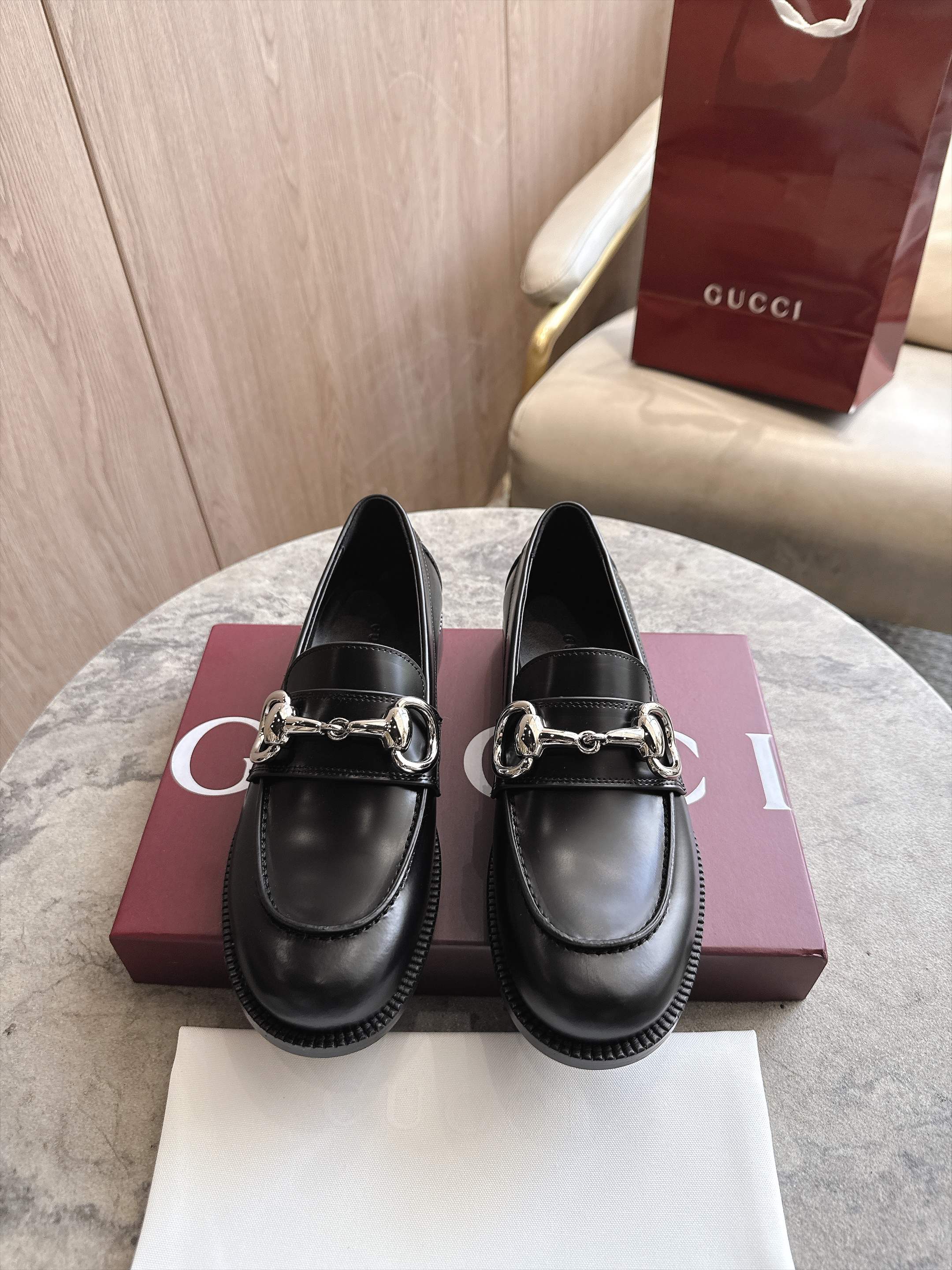 Cheap Gucci Loafers For Women in 235624, $85 USD- [IB235624] - Replica Gucci Loafers For Women