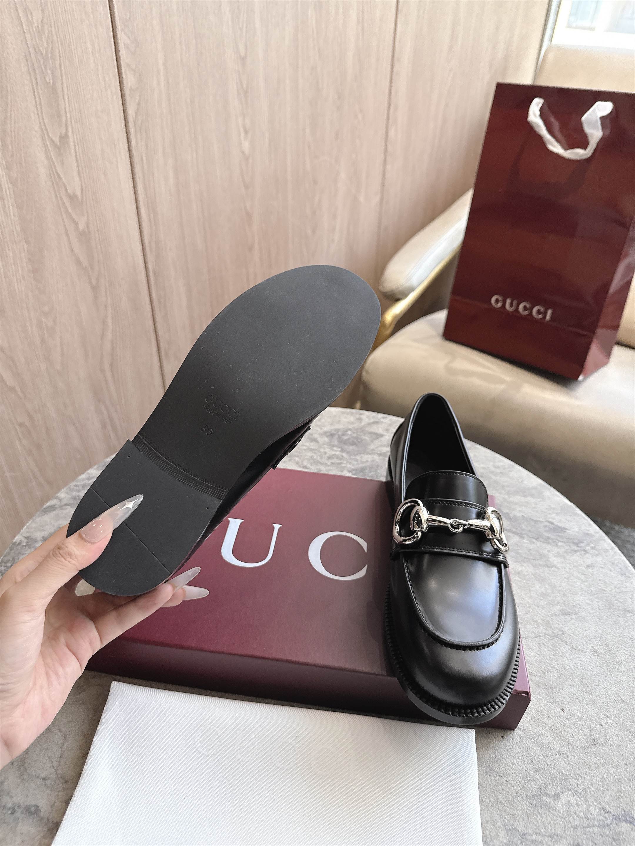 Cheap Gucci Loafers For Women in 235624, $85 USD- [IB235624] - Replica Gucci Loafers For Women