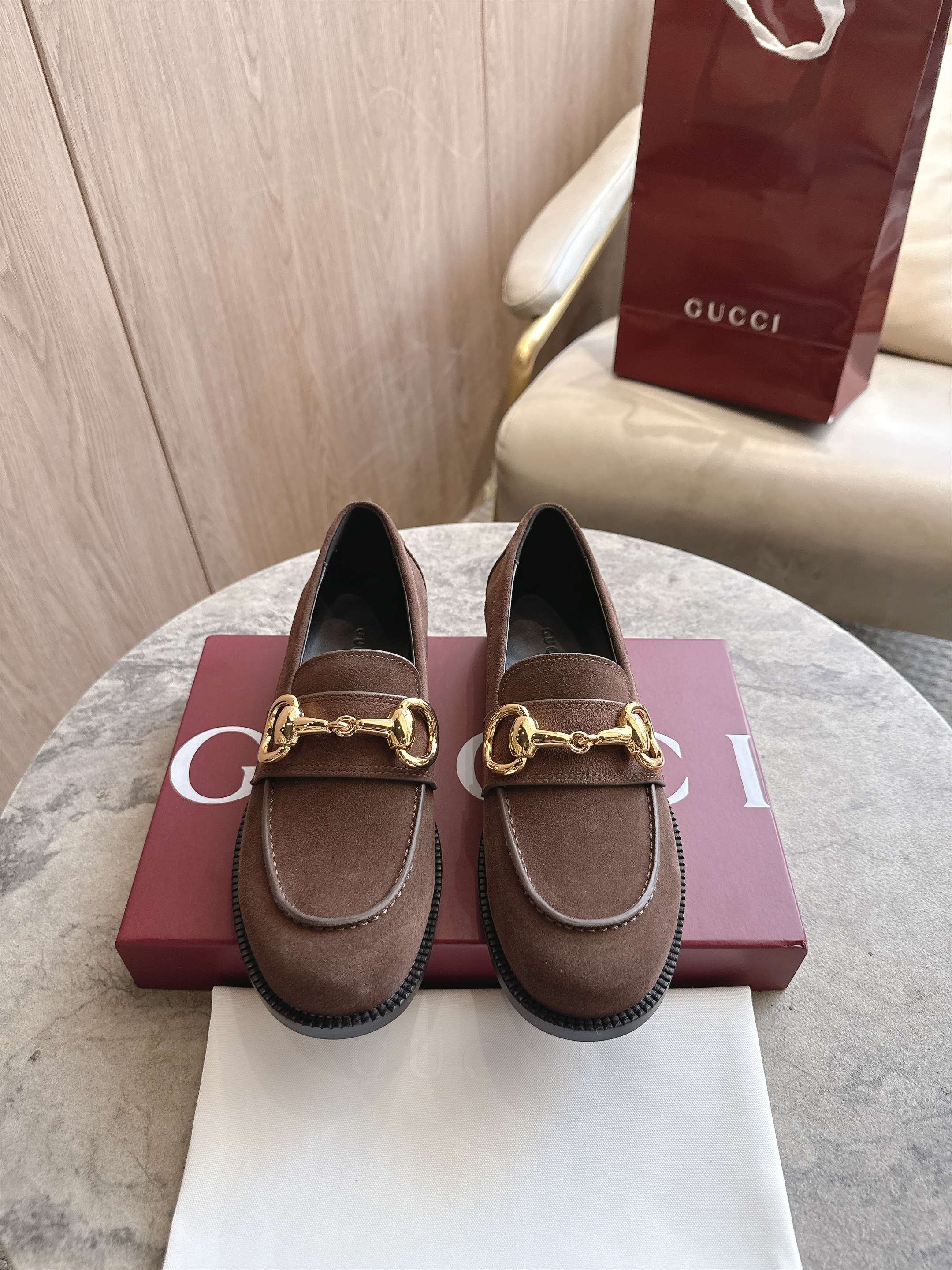 Cheap Gucci Loafers For Women in 235625, $85 USD- [IB235625] - Replica Gucci Loafers For Women