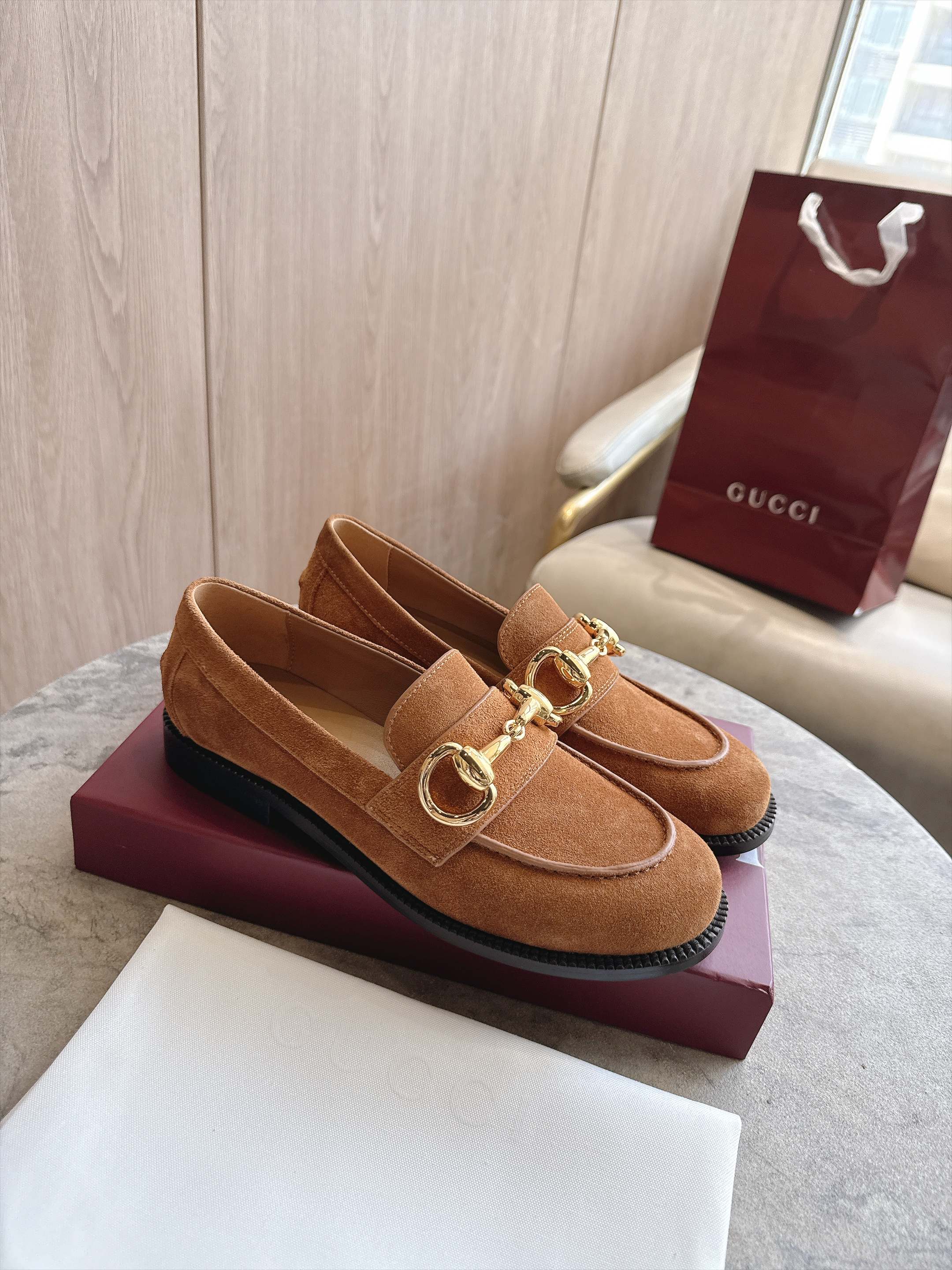 Cheap Gucci Loafers For Women in 235626, $85 USD- [IB235626] - Replica Gucci Loafers For Women