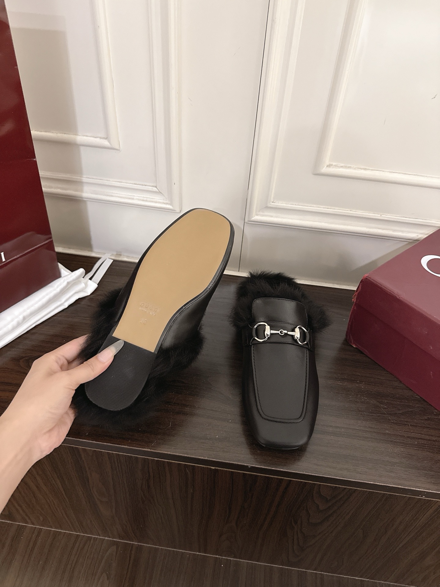 Cheap Gucci Loafers For Women in 235629, $95 USD- [IB235629] - Replica Gucci Loafers For Women