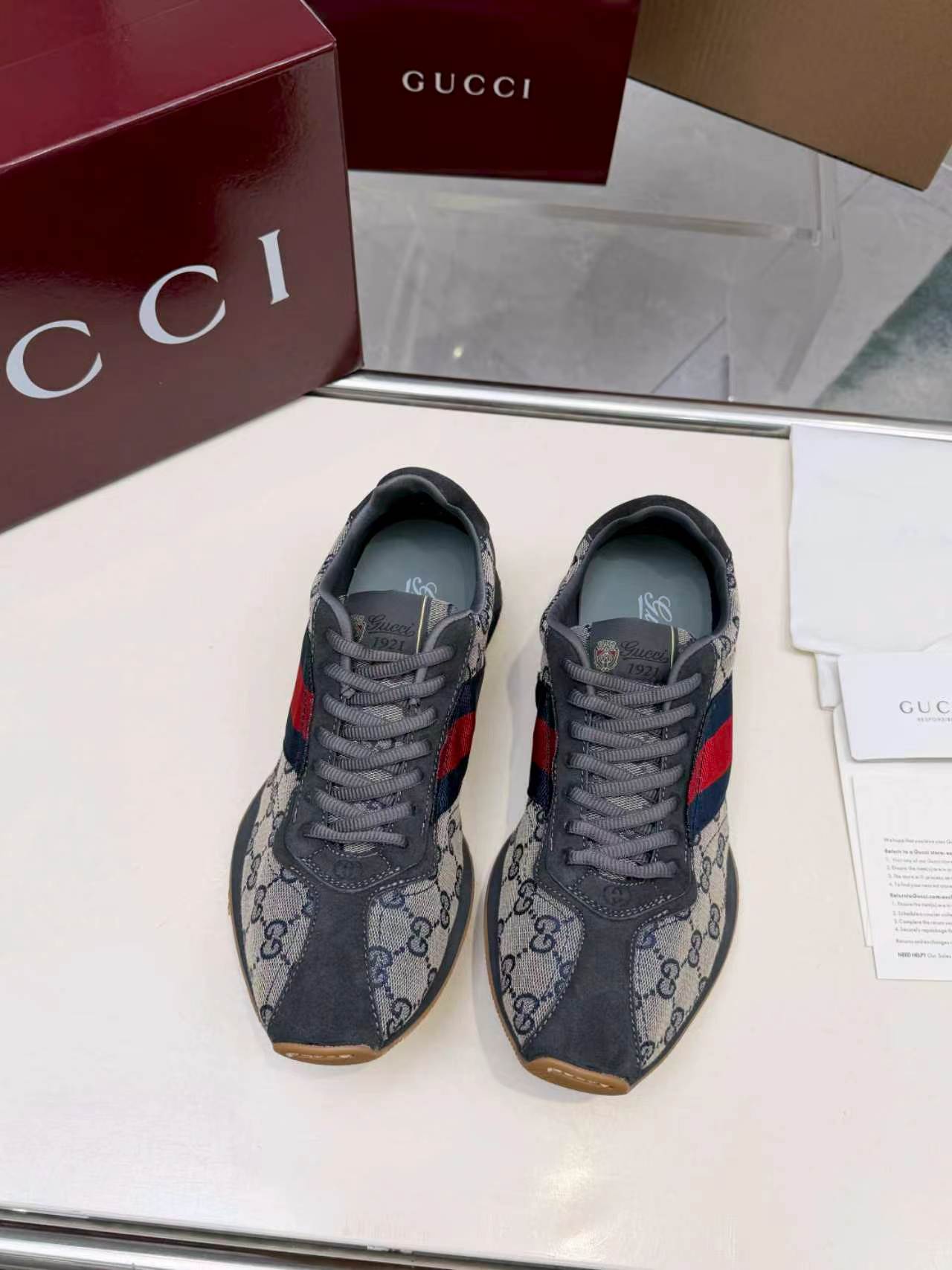 Cheap Gucci Sneakers For Men in 235637, $85 USD- [IB235637] - Replica Gucci Sneakers For Men