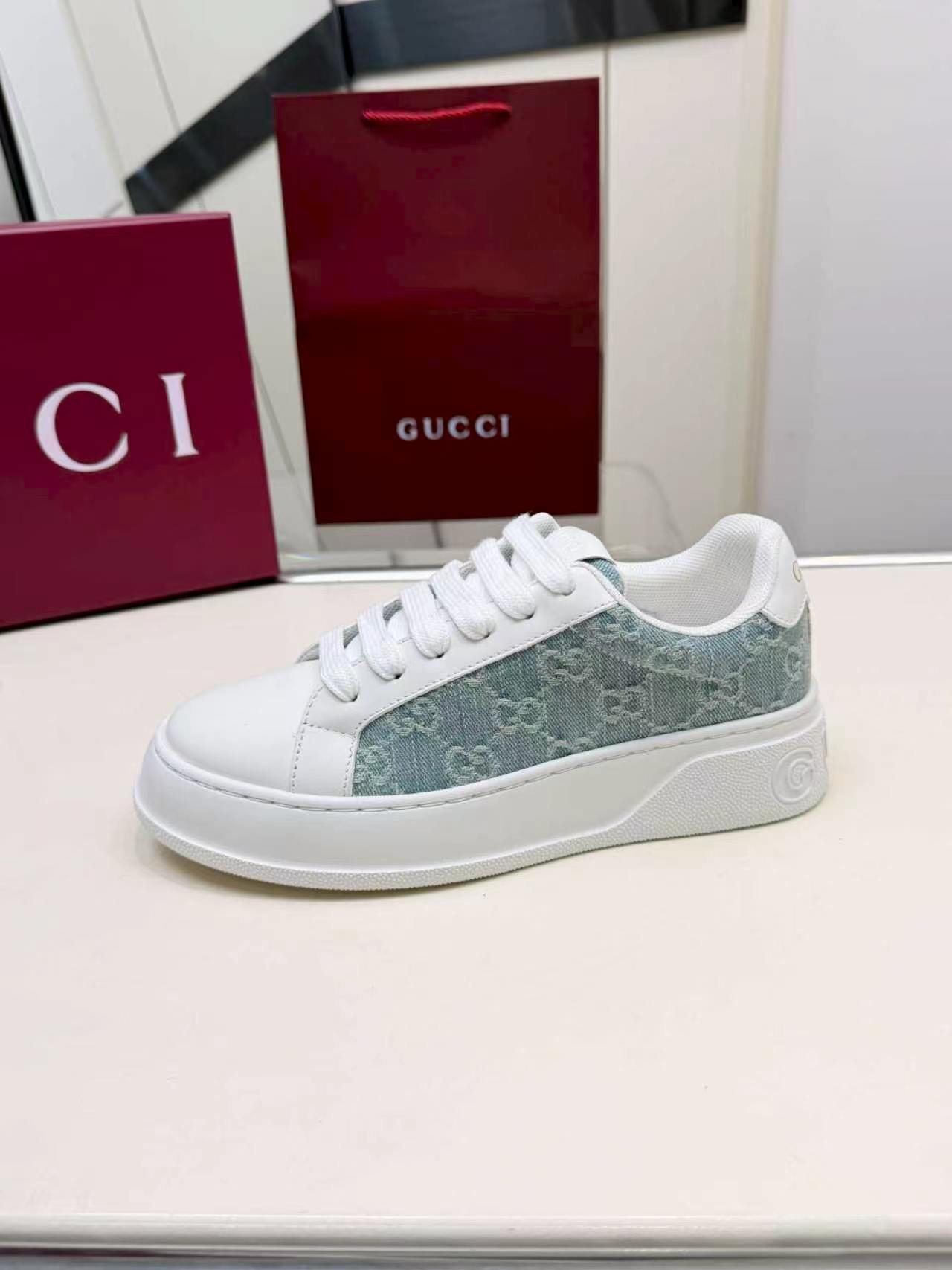 Cheap Gucci Sneakers For Women in 235642, $85 USD- [IB235642] - Replica Gucci Sneakers For Women