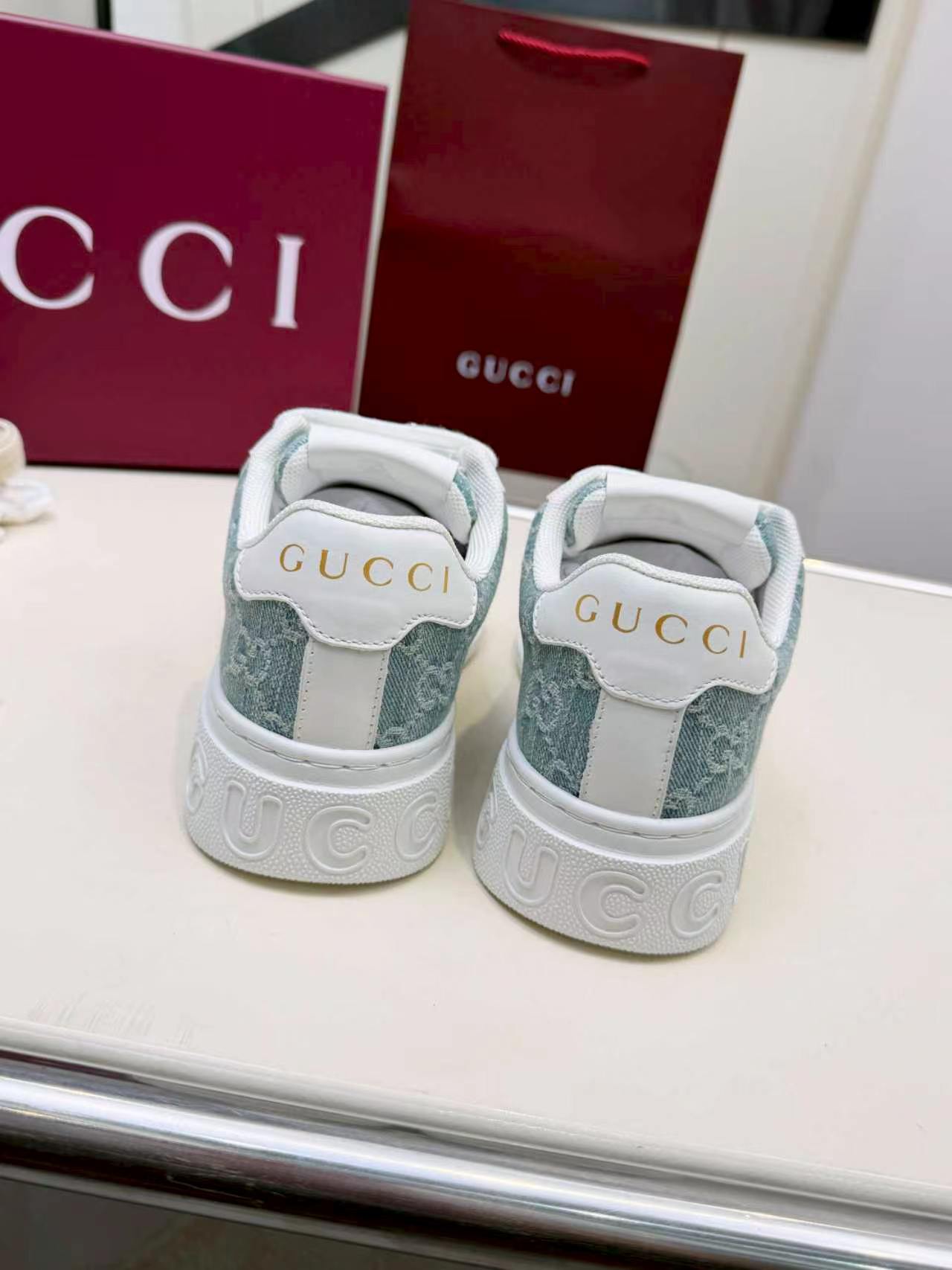 Cheap Gucci Sneakers For Women in 235642, $85 USD- [IB235642] - Replica Gucci Sneakers For Women