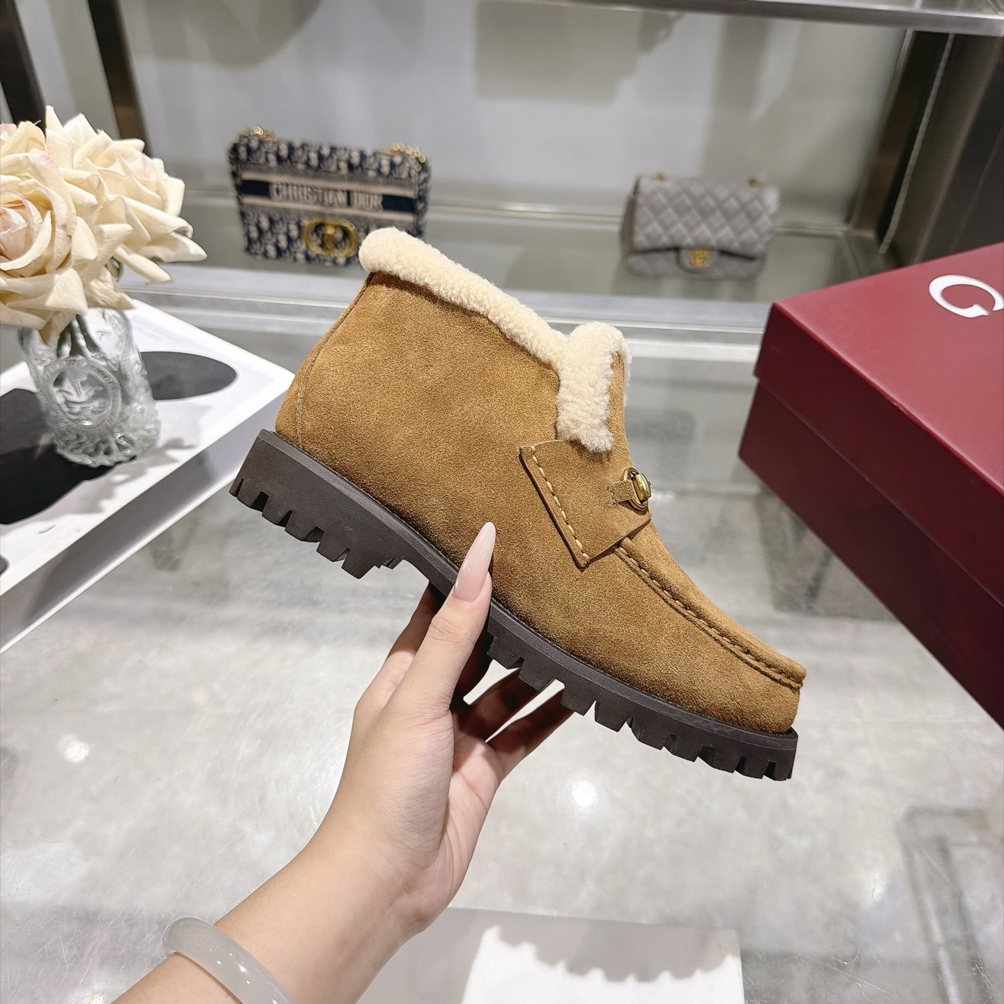 Cheap Gucci Boots For Women in 235646, $100 USD- [IB235646] - Replica Gucci Boots For Women