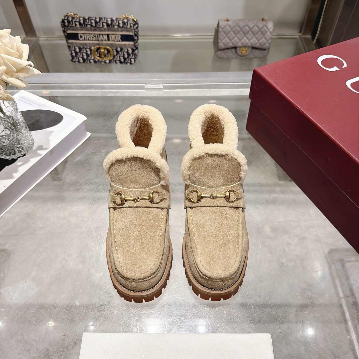 Cheap Gucci Boots For Women in 235647, $100 USD- [IB235647] - Replica Gucci Boots For Women