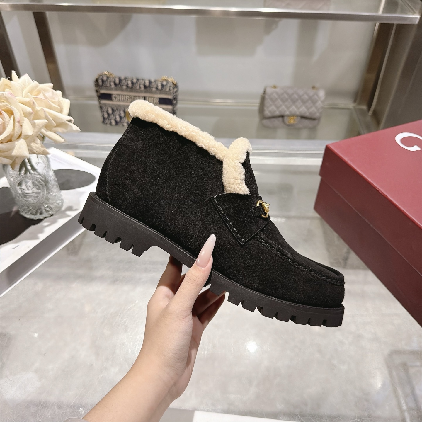Cheap Gucci Boots For Women in 235648, $100 USD- [IB235648] - Replica Gucci Boots For Women