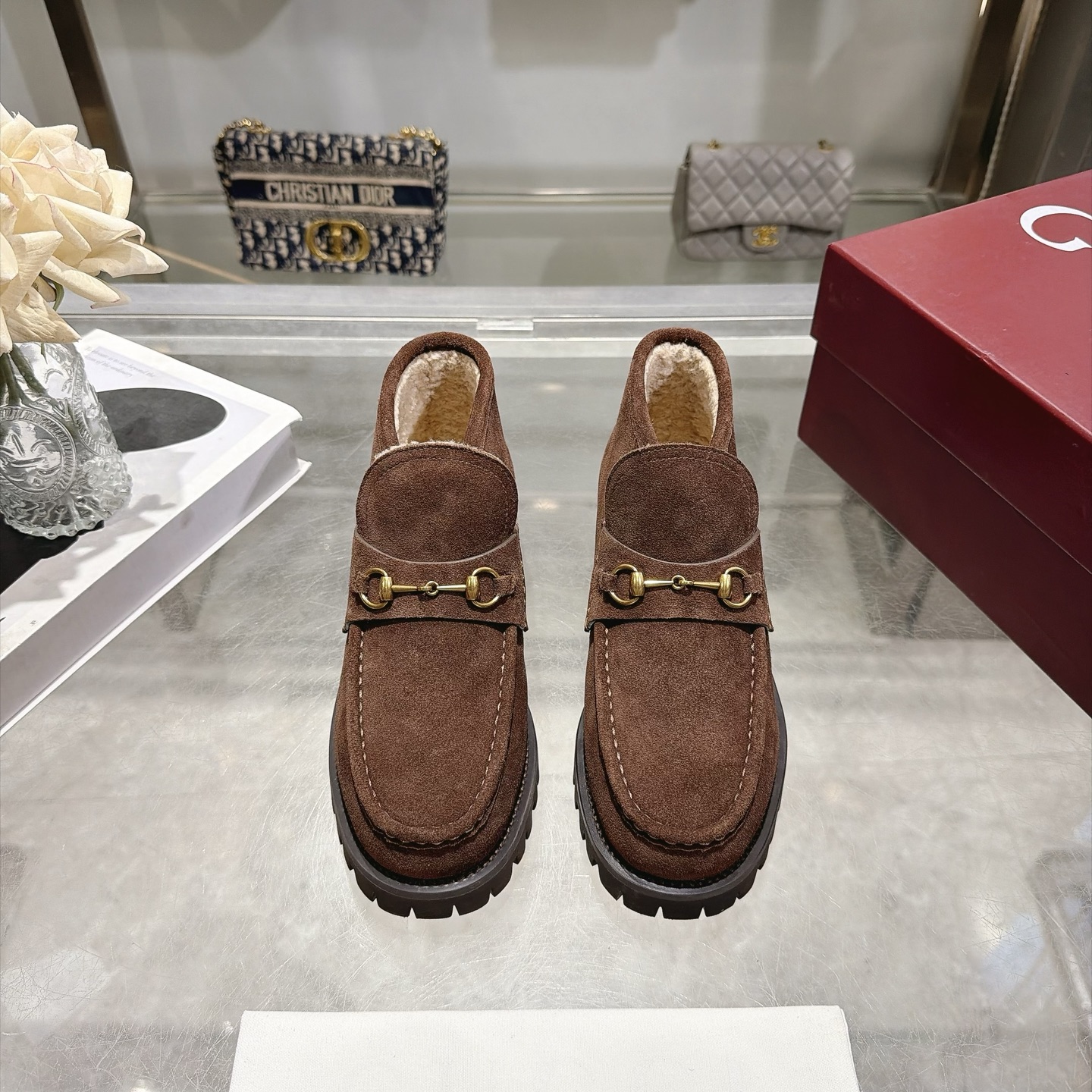 Cheap Gucci Boots For Women in 235650, $100 USD- [IB235650] - Replica Gucci Boots For Women
