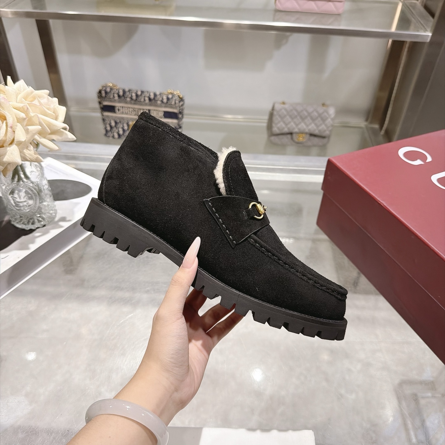 Cheap Gucci Boots For Women in 235651, $100 USD- [IB235651] - Replica Gucci Boots For Women
