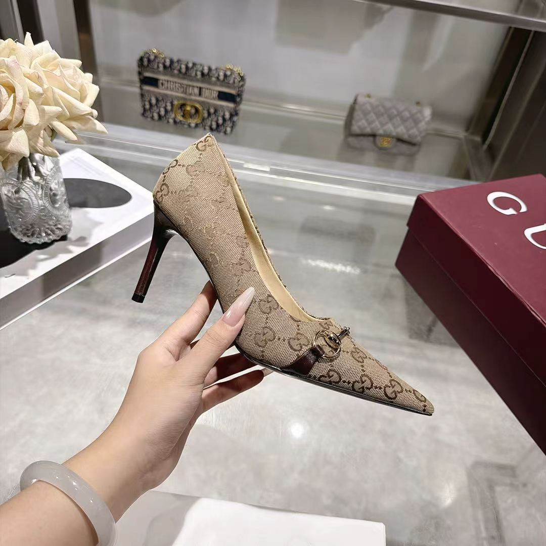 Cheap Gucci Sandals And Pumps For Women in 235660, $85 USD- [IB235660] - Replica Gucci Sandals And Pumps For Women