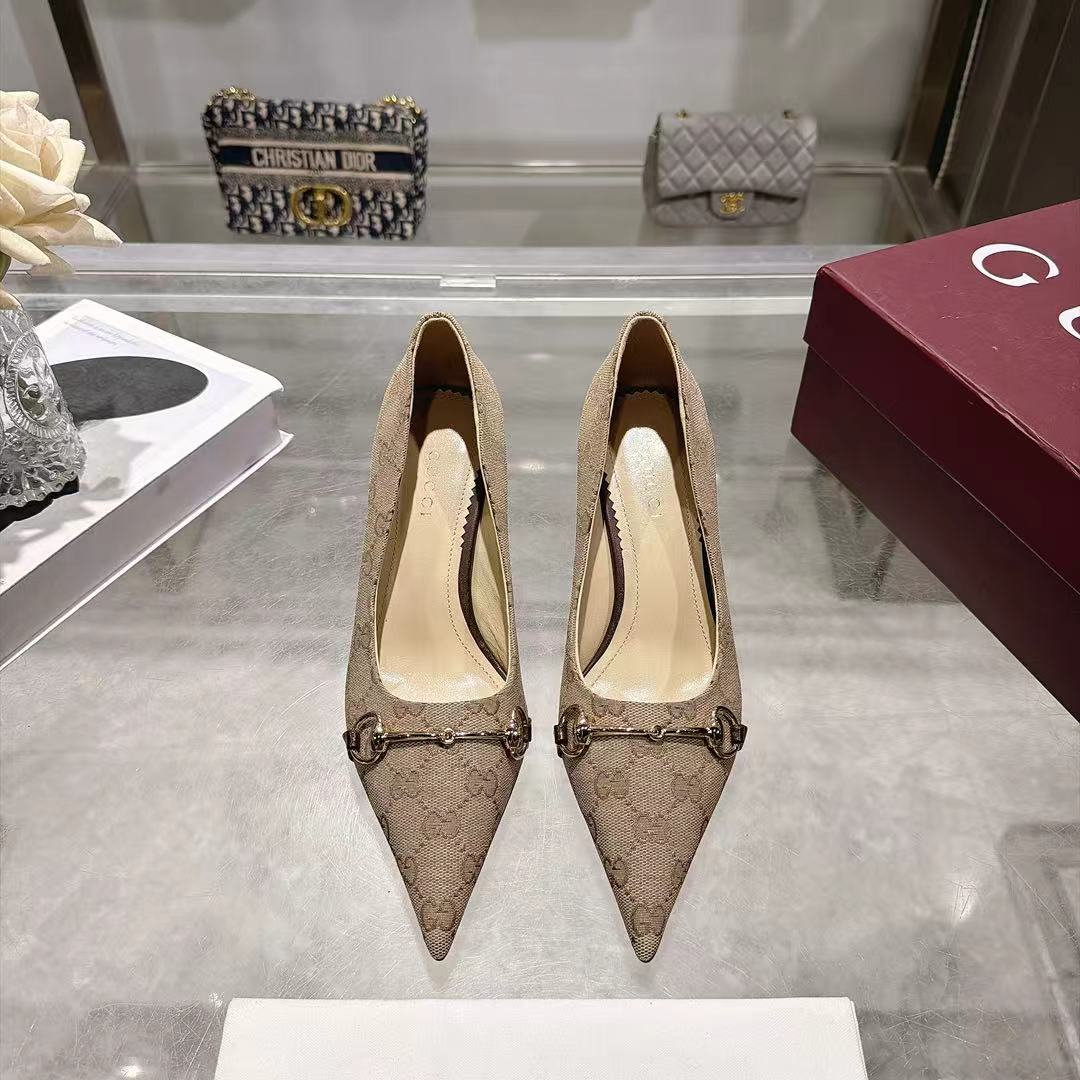 Cheap Gucci Sandals And Pumps For Women in 235660, $85 USD- [IB235660] - Replica Gucci Sandals And Pumps For Women