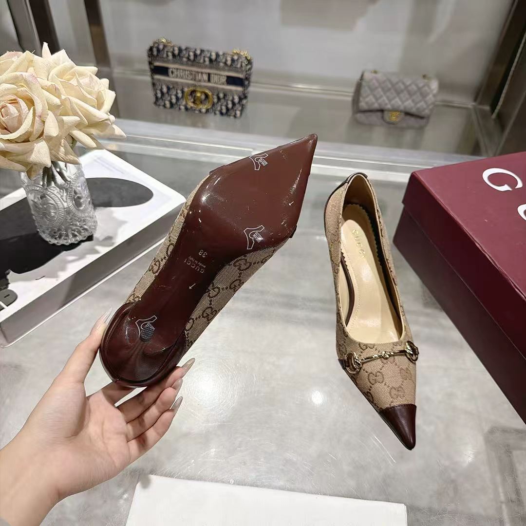 Cheap Gucci Sandals And Pumps For Women in 235663, $85 USD- [IB235663] - Replica Gucci Sandals And Pumps For Women