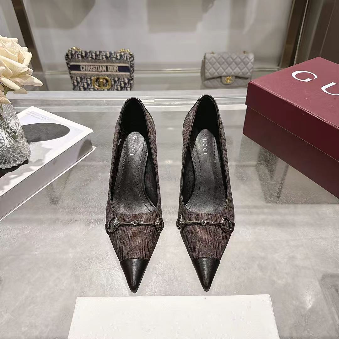 Cheap Gucci Sandals And Pumps For Women in 235664, $85 USD- [IB235664] - Replica Gucci Sandals And Pumps For Women