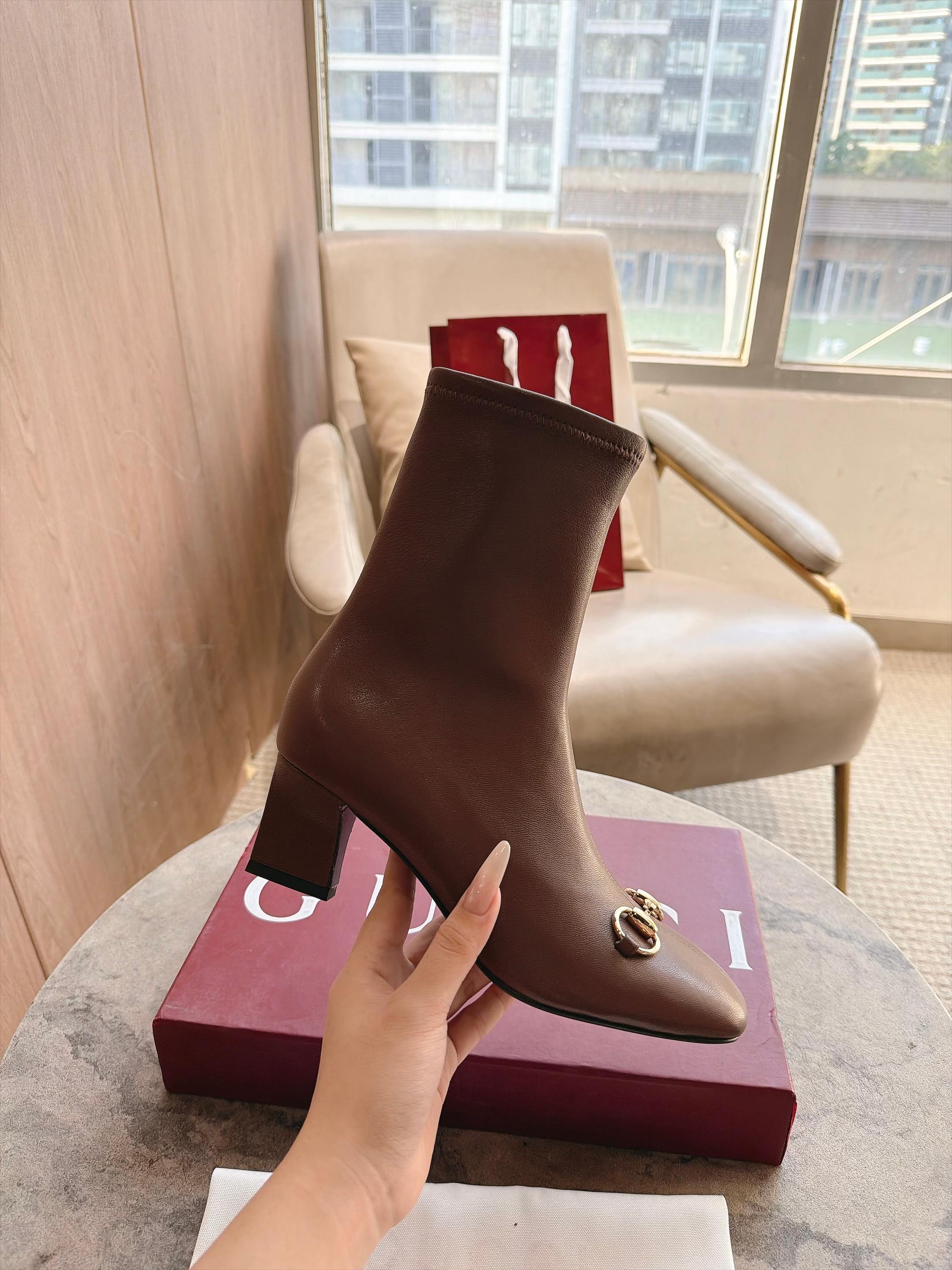 Cheap Gucci Boots For Women in 235666, $130 USD- [IB235666] - Replica Gucci Boots For Women