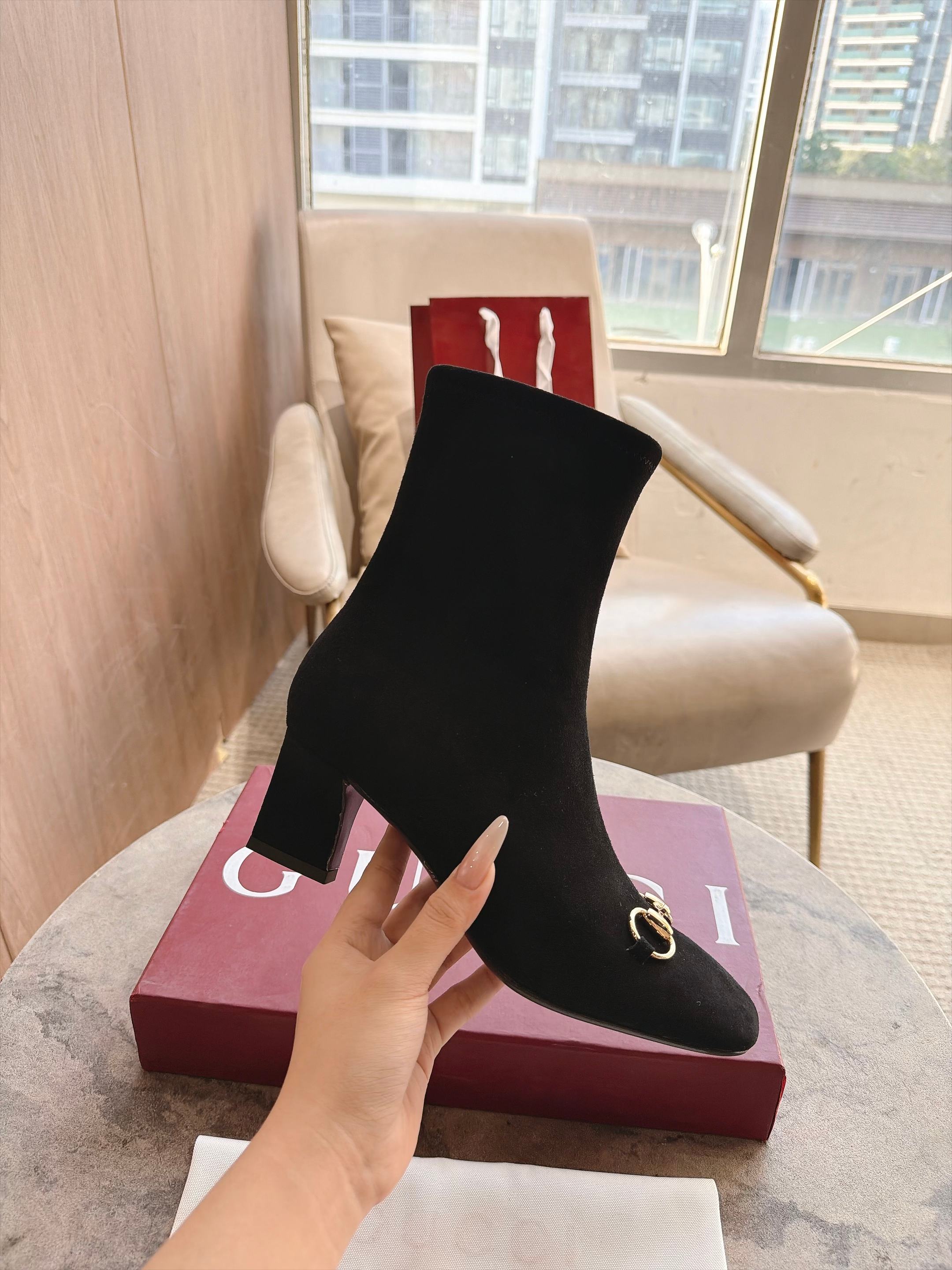Cheap Gucci Boots For Women in 235667, $130 USD- [IB235667] - Replica Gucci Boots For Women