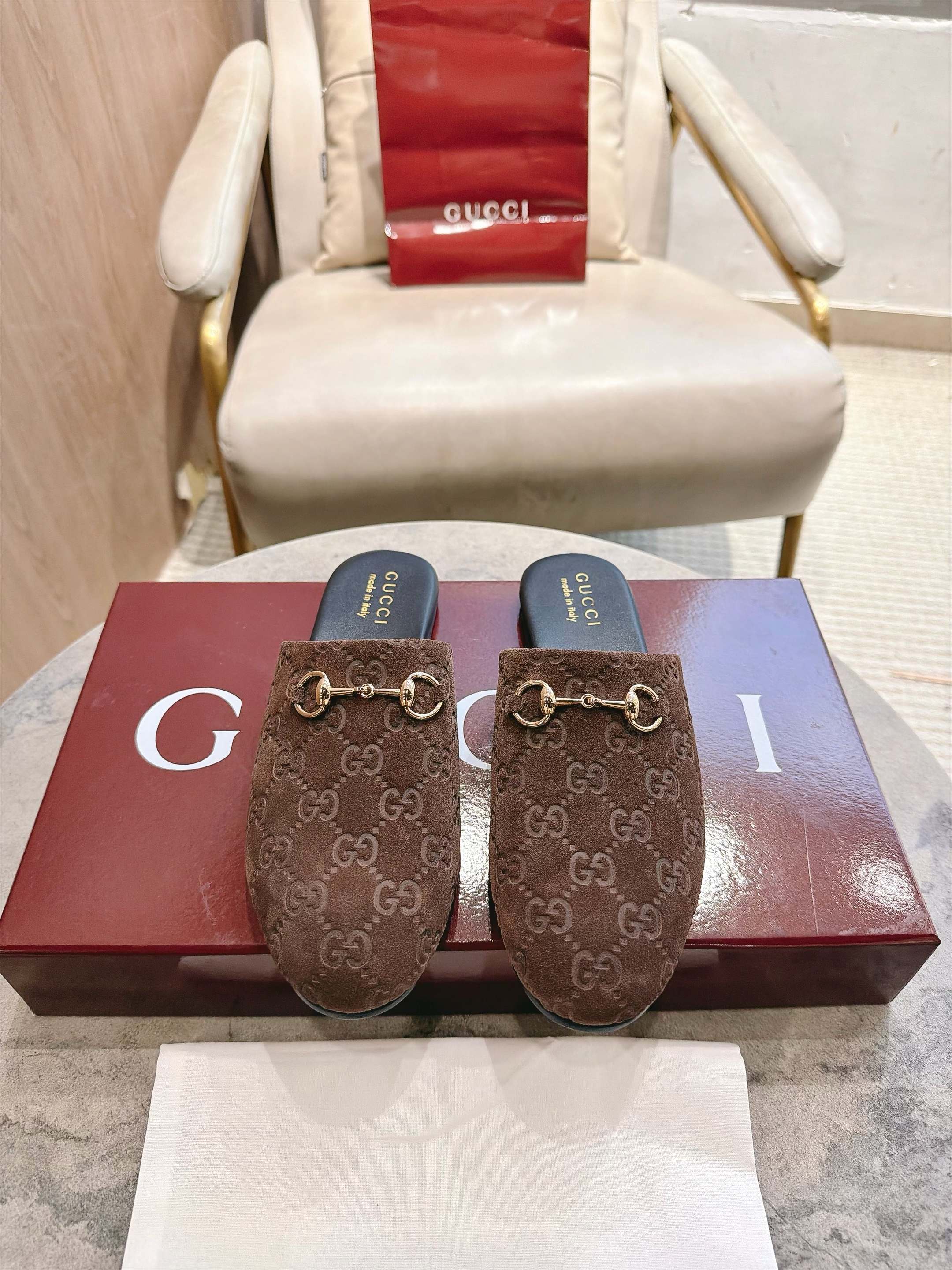 Cheap Gucci Slippers For Women in 235668, $75 USD- [IB235668] - Replica Gucci Slippers For Women