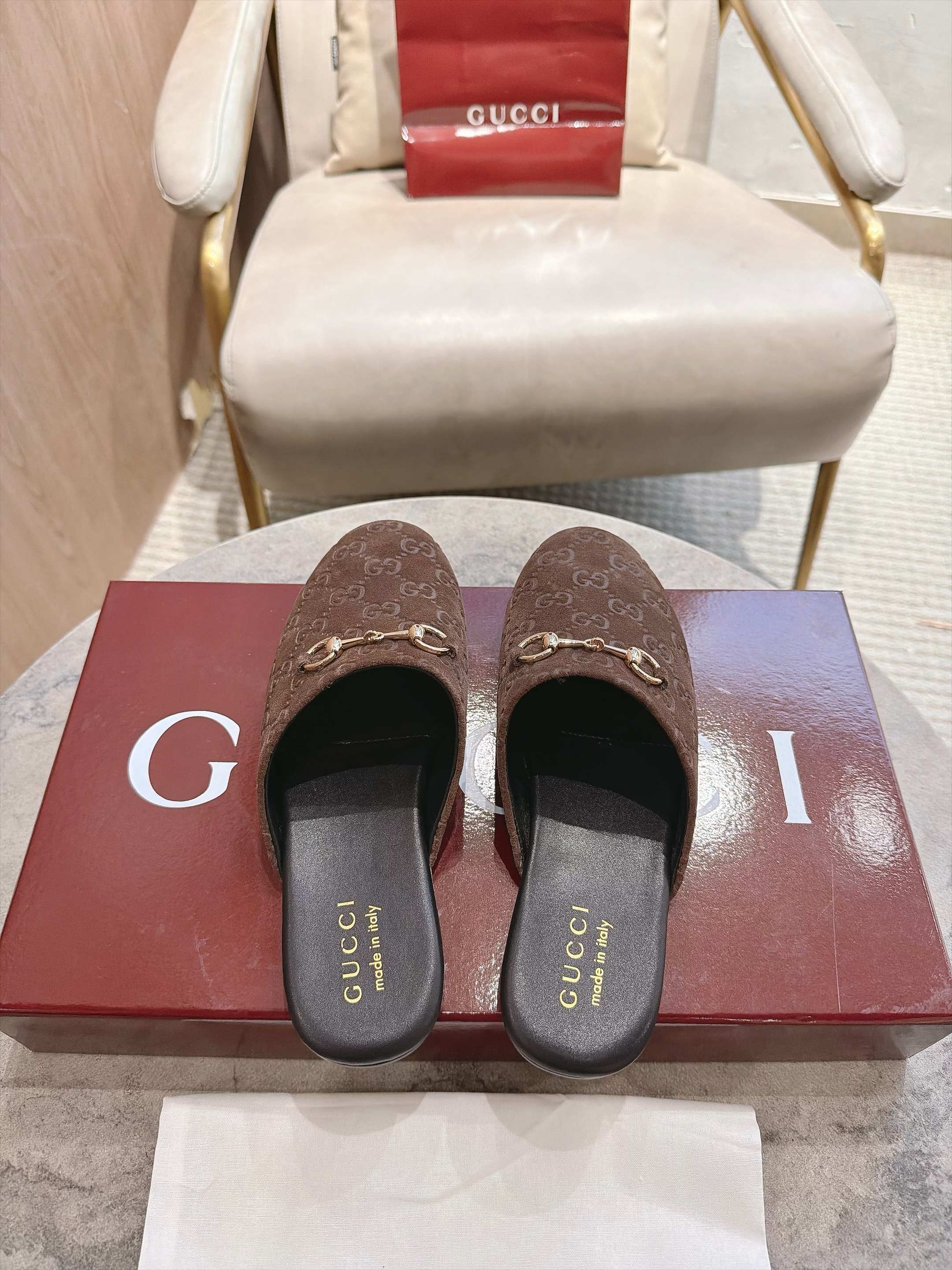 Cheap Gucci Slippers For Women in 235668, $75 USD- [IB235668] - Replica Gucci Slippers For Women