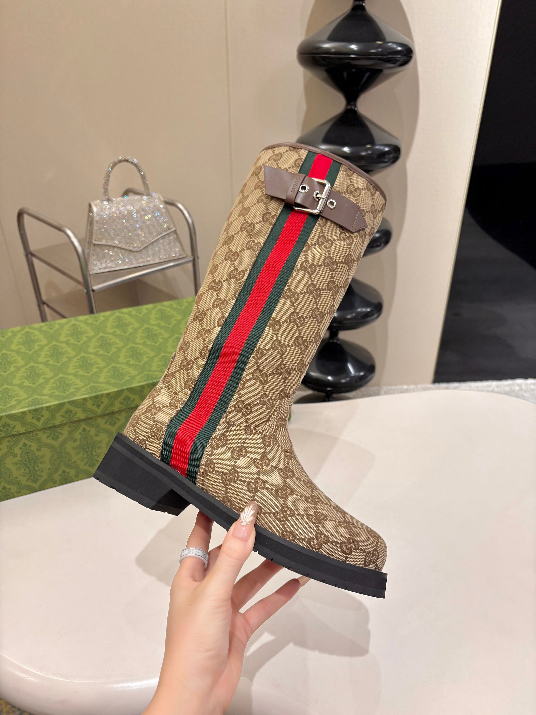 Cheap Gucci Boots For Women in 235671, $150 USD- [IB235671] - Replica Gucci Boots For Women