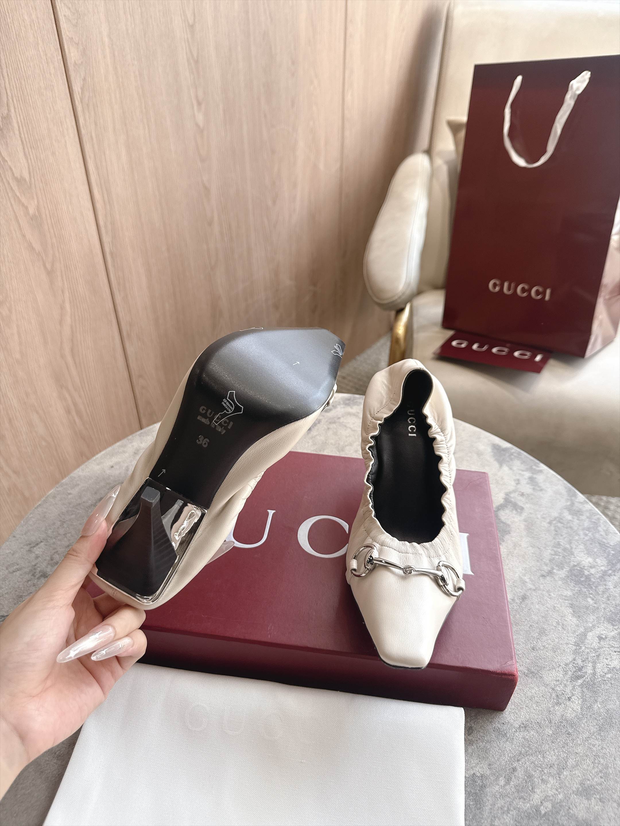Cheap Gucci Sandals And Pumps For Women in 235678, $85 USD- [IB235678] - Replica Gucci Sandals And Pumps For Women