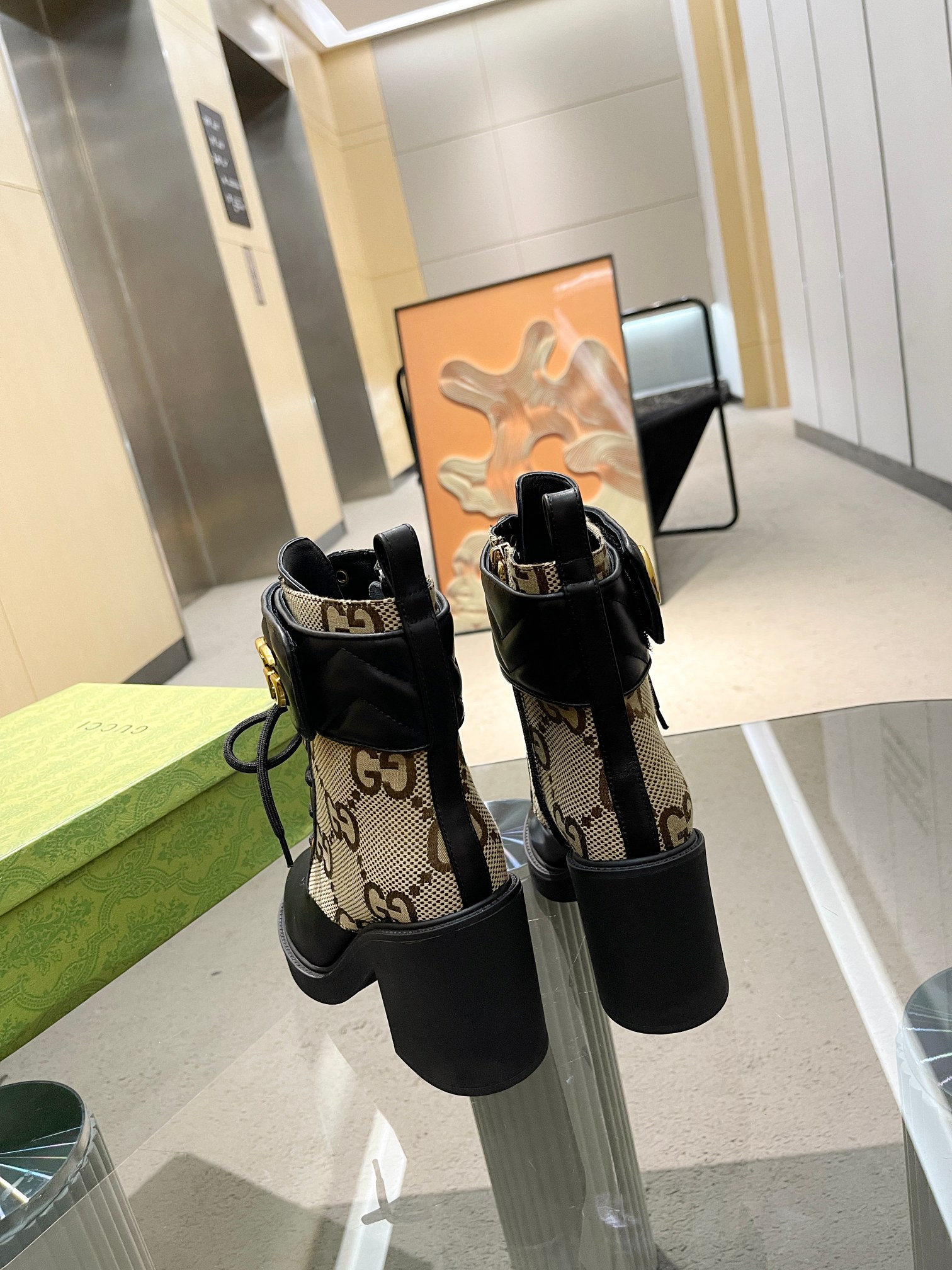Cheap Gucci Boots For Women in 235686, $125 USD- [IB235686] - Replica Gucci Boots For Women