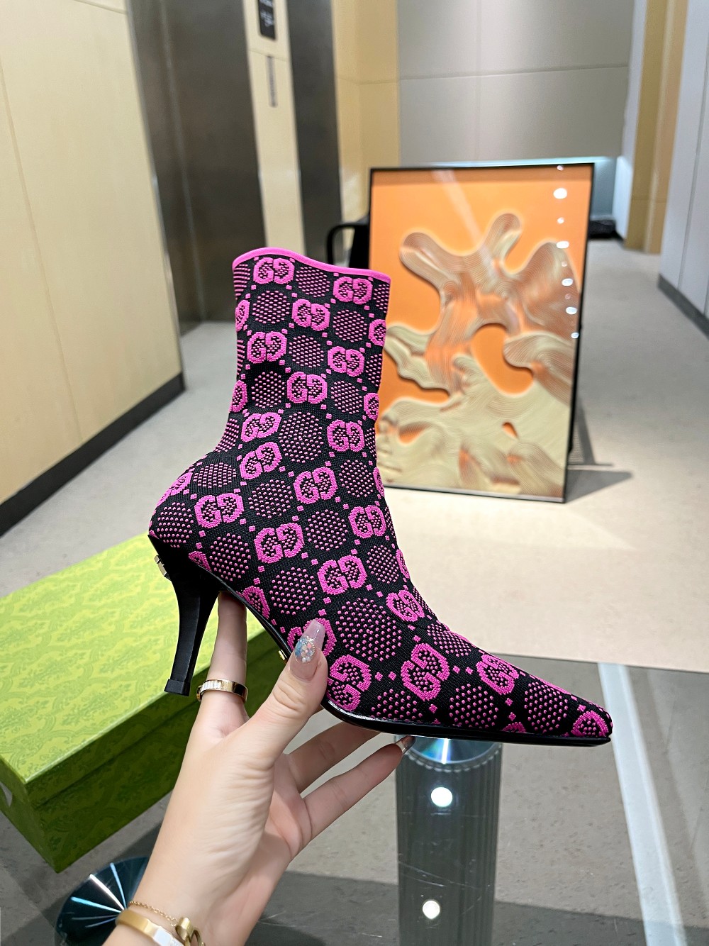 Cheap Gucci Boots For Women in 235693, $110 USD- [IB235693] - Replica Gucci Boots For Women
