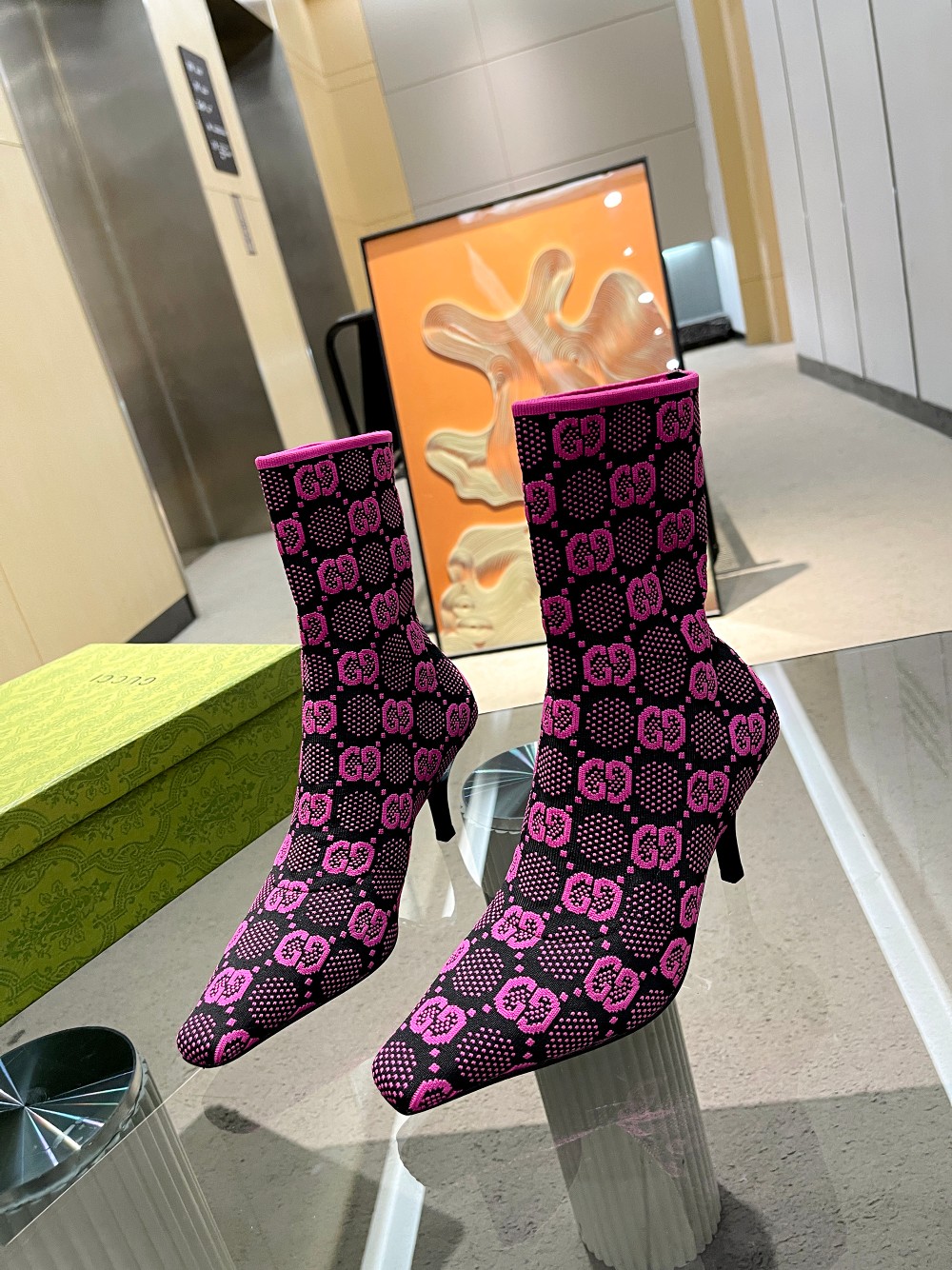 Cheap Gucci Boots For Women in 235693, $110 USD- [IB235693] - Replica Gucci Boots For Women