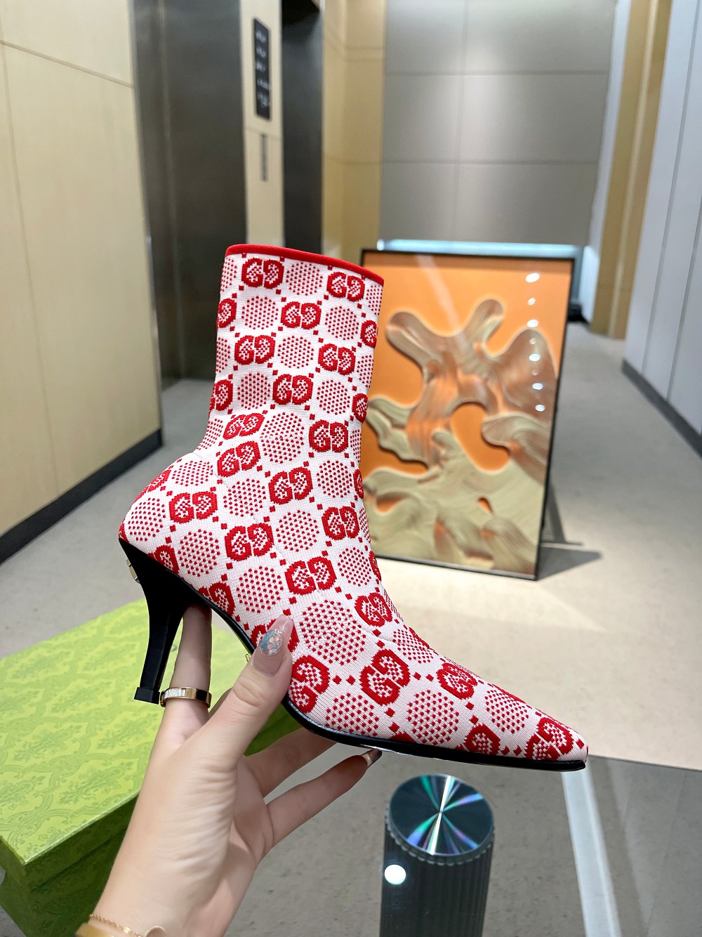 Cheap Gucci Boots For Women in 235695, $110 USD- [IB235695] - Replica Gucci Boots For Women
