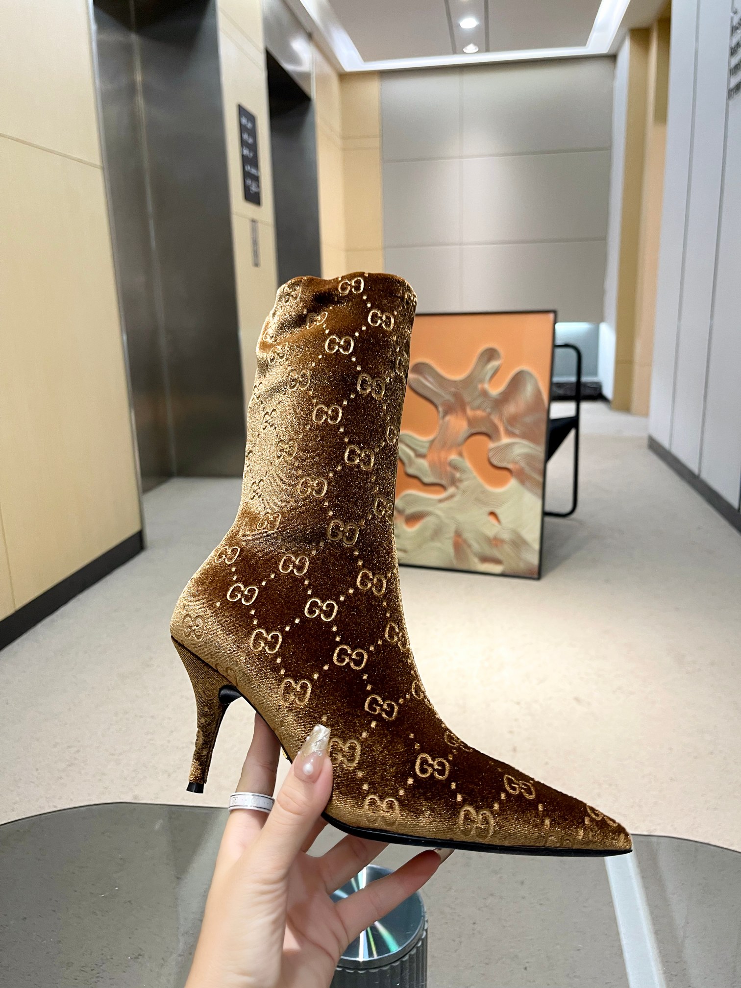 Cheap Gucci Boots For Women in 235697, $110 USD- [IB235697] - Replica Gucci Boots For Women