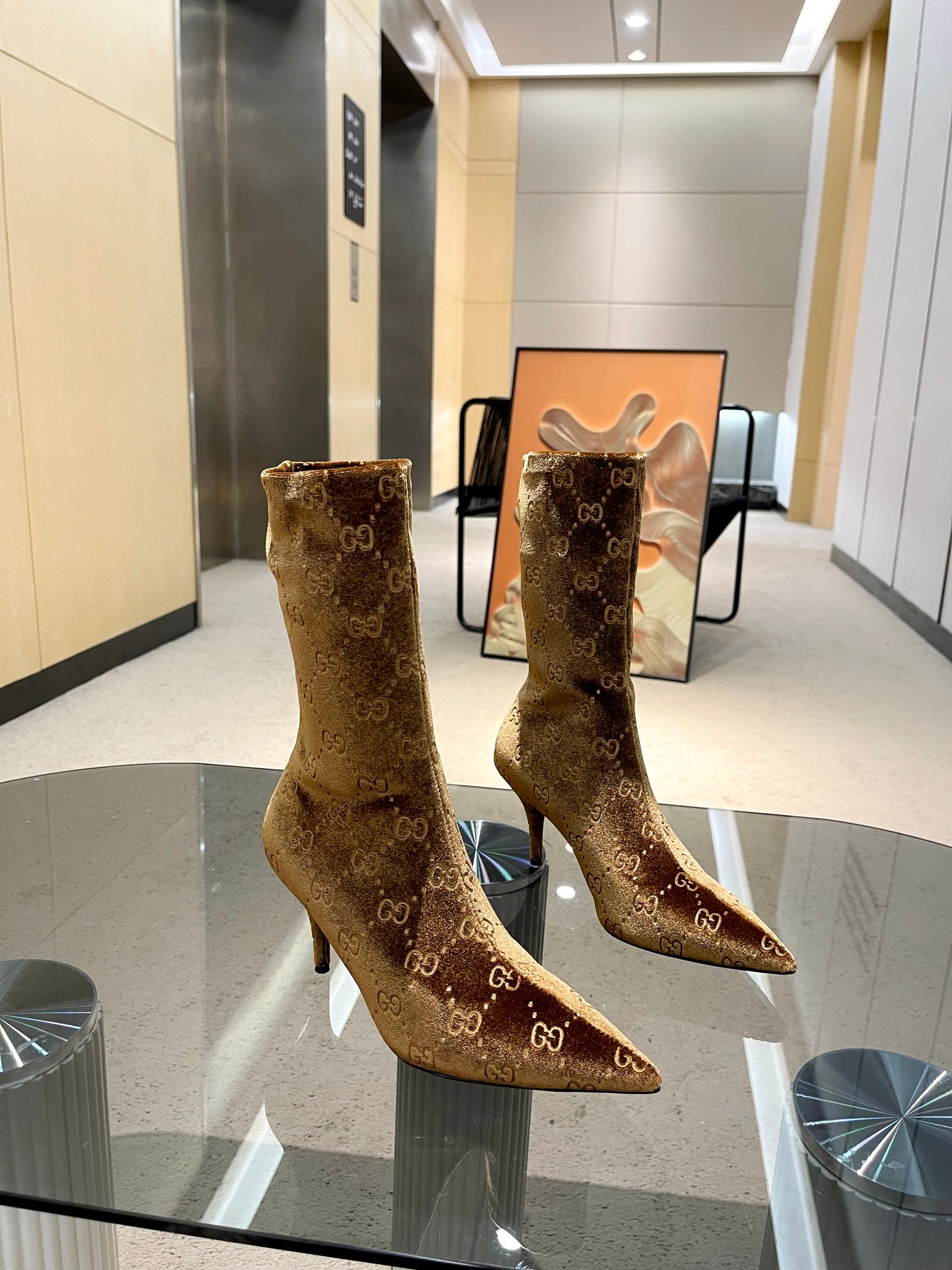 Cheap Gucci Boots For Women in 235697, $110 USD- [IB235697] - Replica Gucci Boots For Women