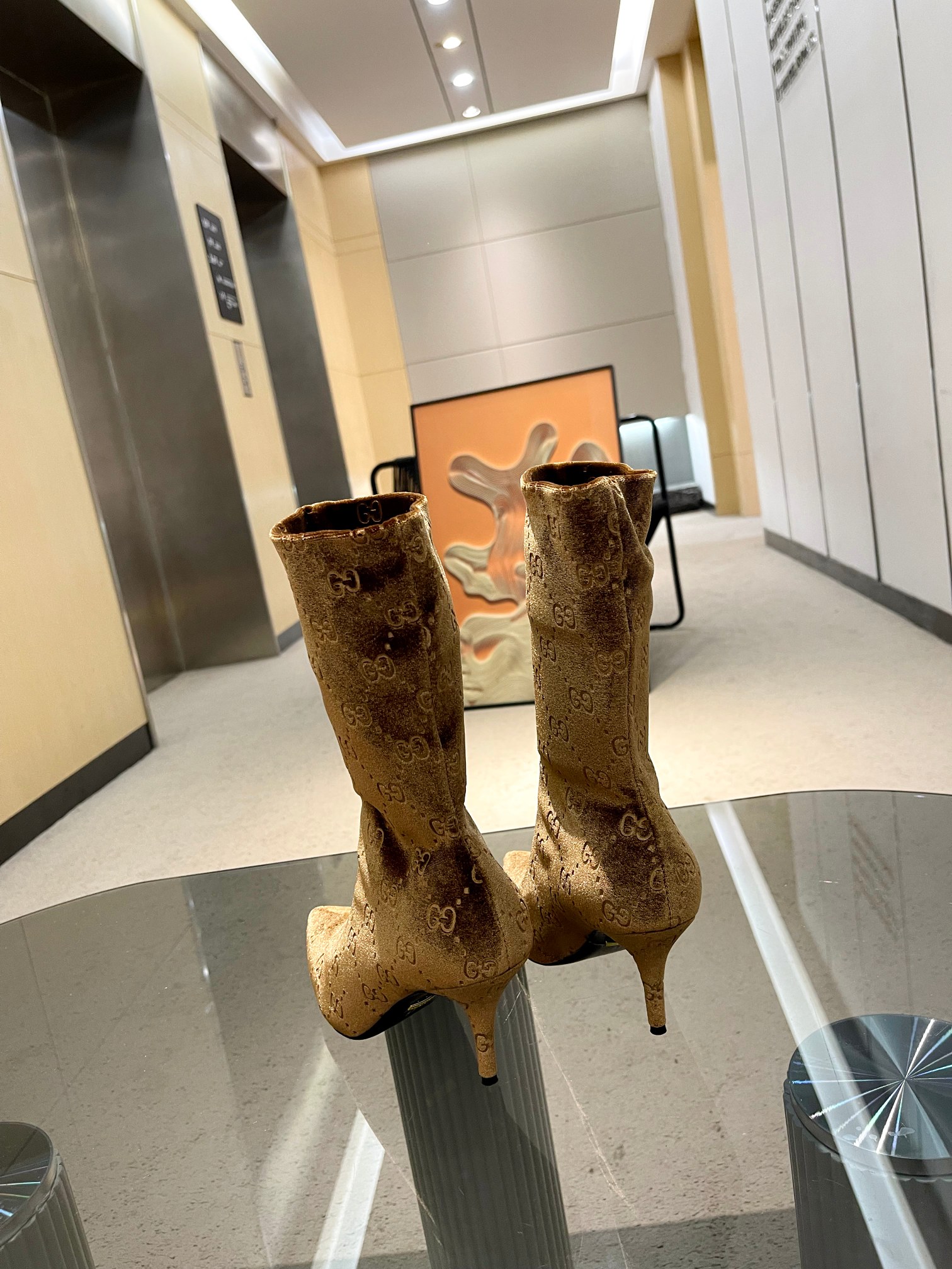 Cheap Gucci Boots For Women in 235697, $110 USD- [IB235697] - Replica Gucci Boots For Women