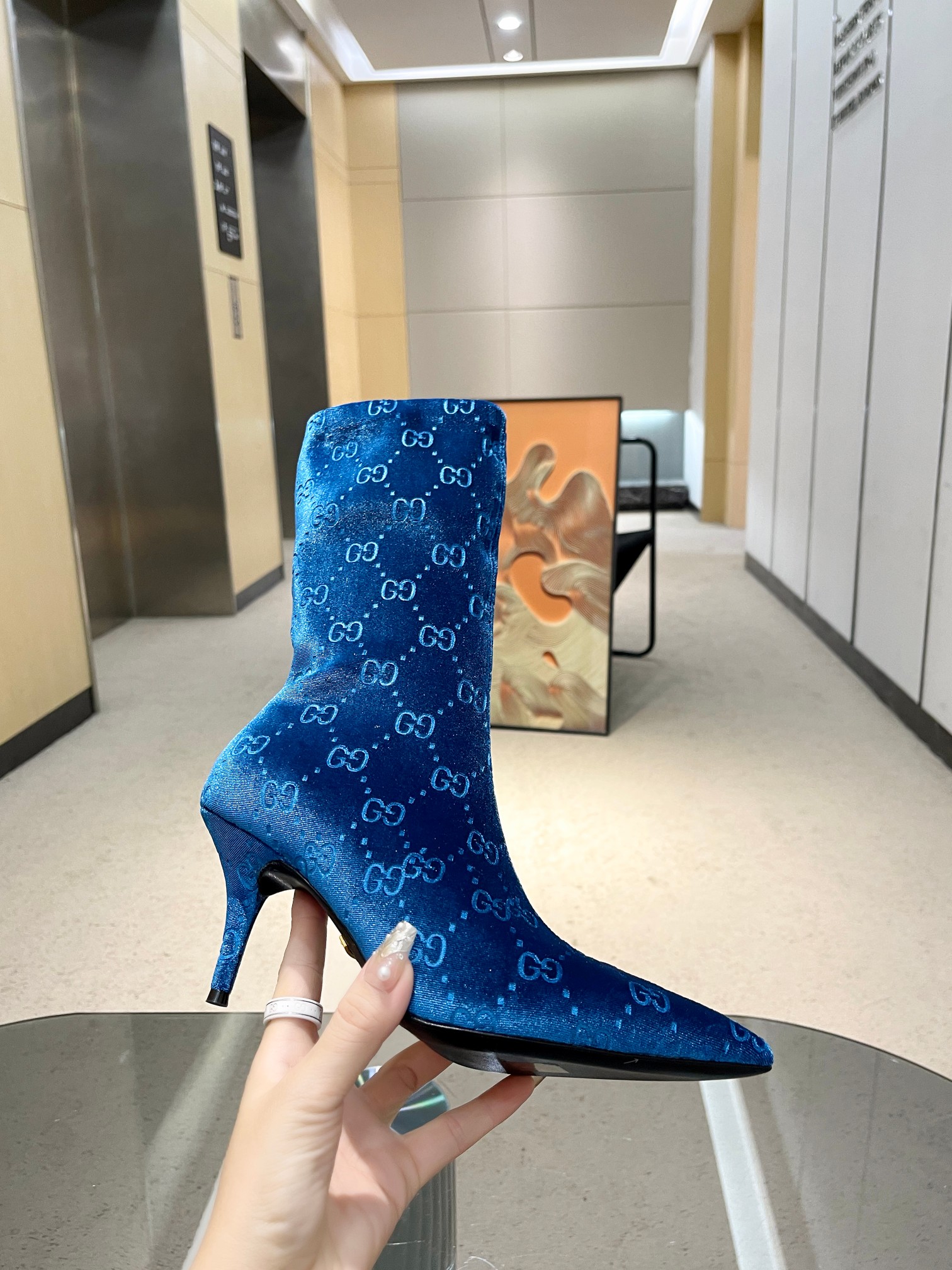 Cheap Gucci Boots For Women in 235698, $110 USD- [IB235698] - Replica Gucci Boots For Women