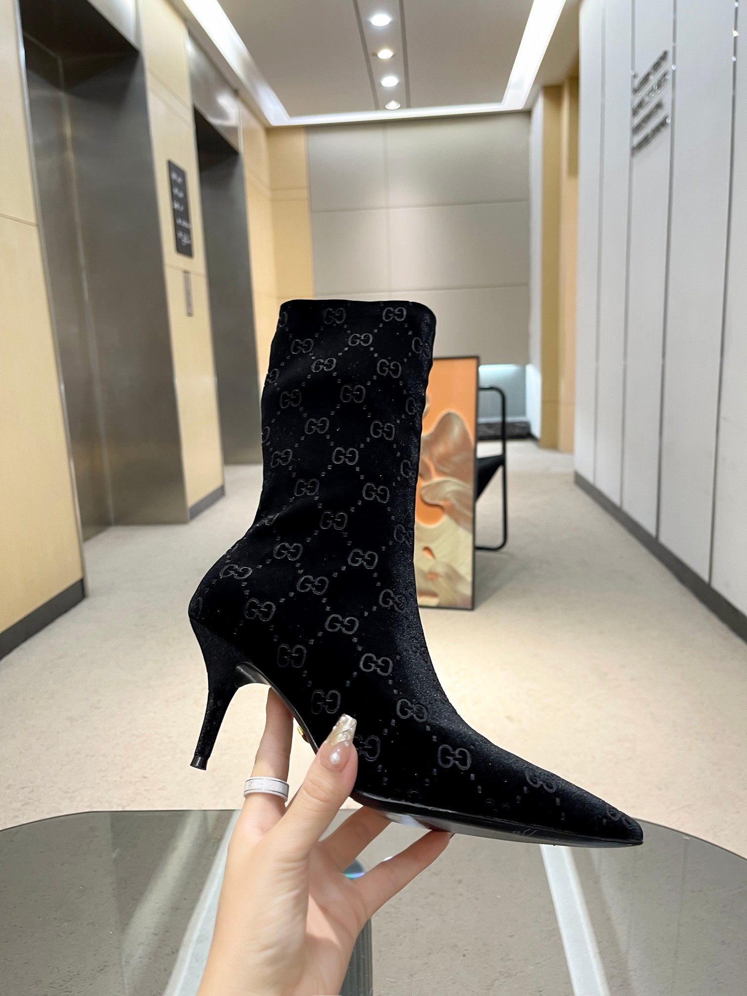 Cheap Gucci Boots For Women in 235699, $110 USD- [IB235699] - Replica Gucci Boots For Women