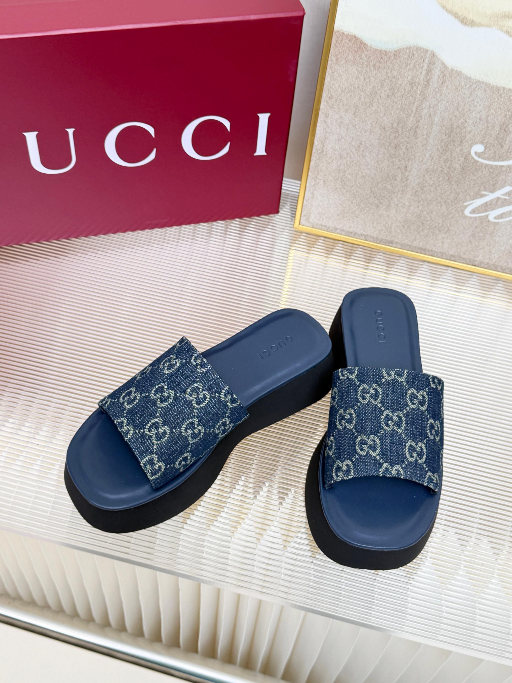 Cheap Gucci Slippers For Women in 235709, $70 USD- [IB235709] - Replica Gucci Slippers For Women