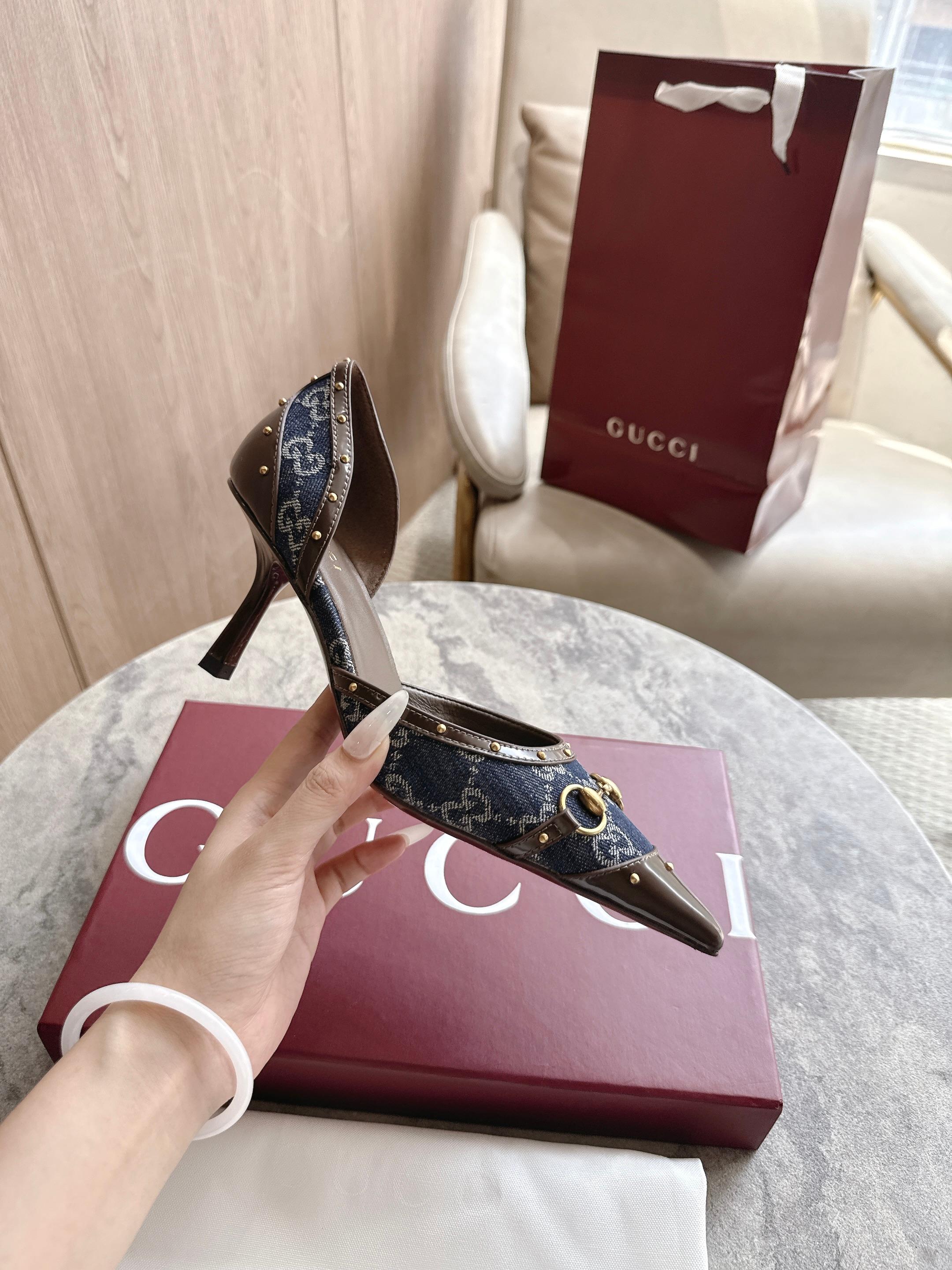 Cheap Gucci Sandals And Pumps For Women in 235712, $85 USD- [IB235712] - Replica Gucci Sandals And Pumps For Women