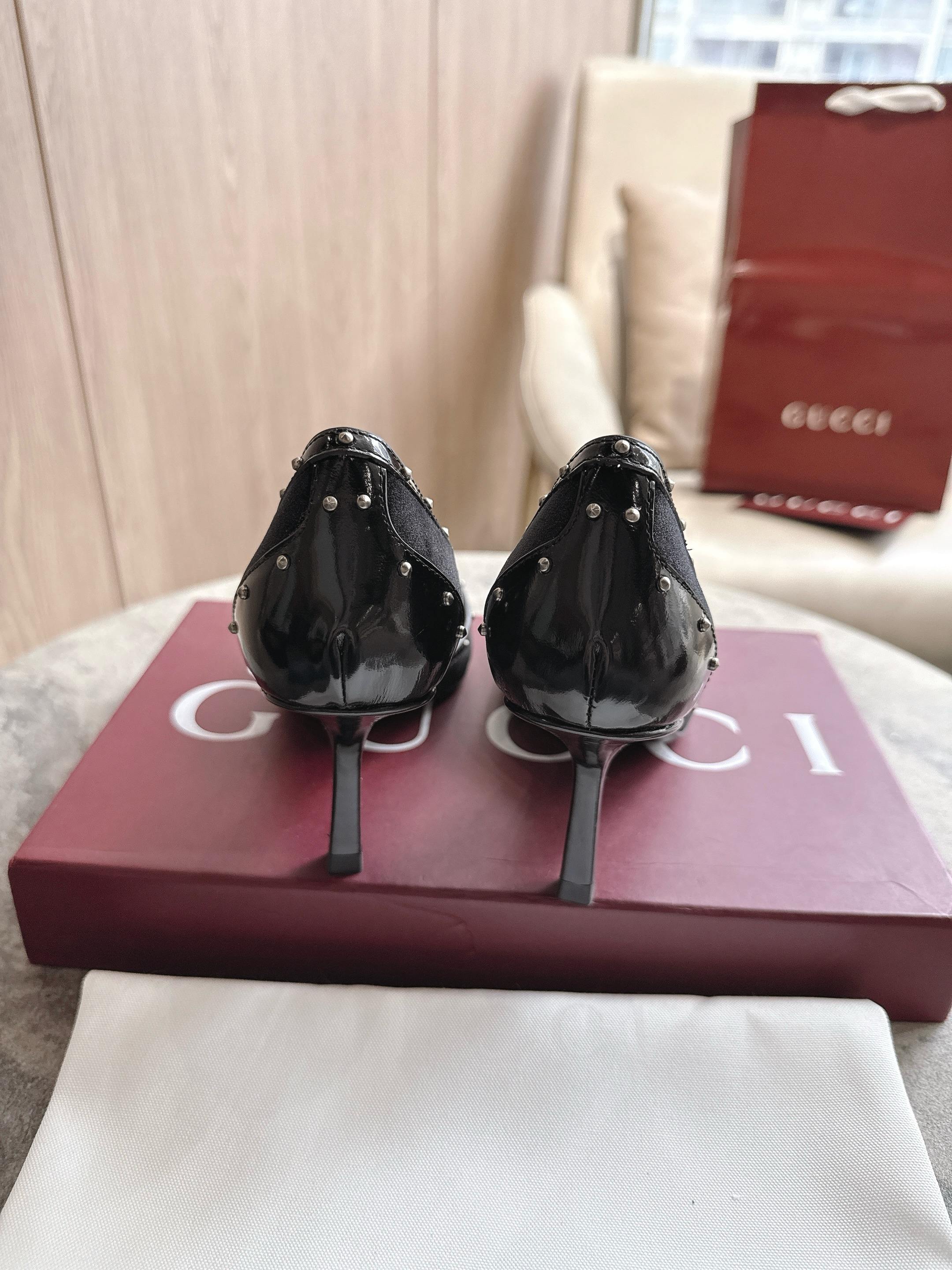 Cheap Gucci Sandals And Pumps For Women in 235714, $85 USD- [IB235714] - Replica Gucci Sandals And Pumps For Women