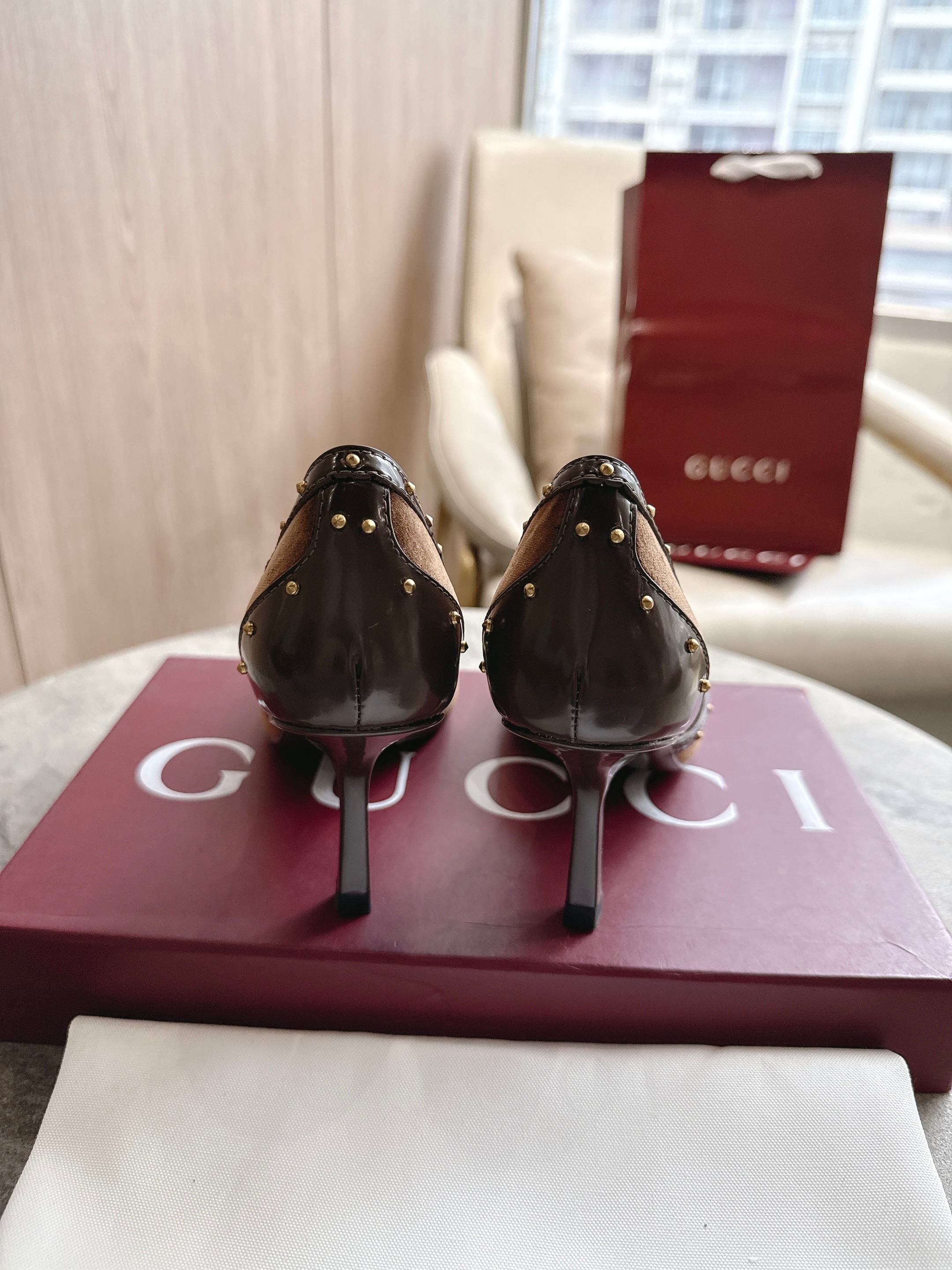 Cheap Gucci Sandals And Pumps For Women in 235715, $85 USD- [IB235715] - Replica Gucci Sandals And Pumps For Women