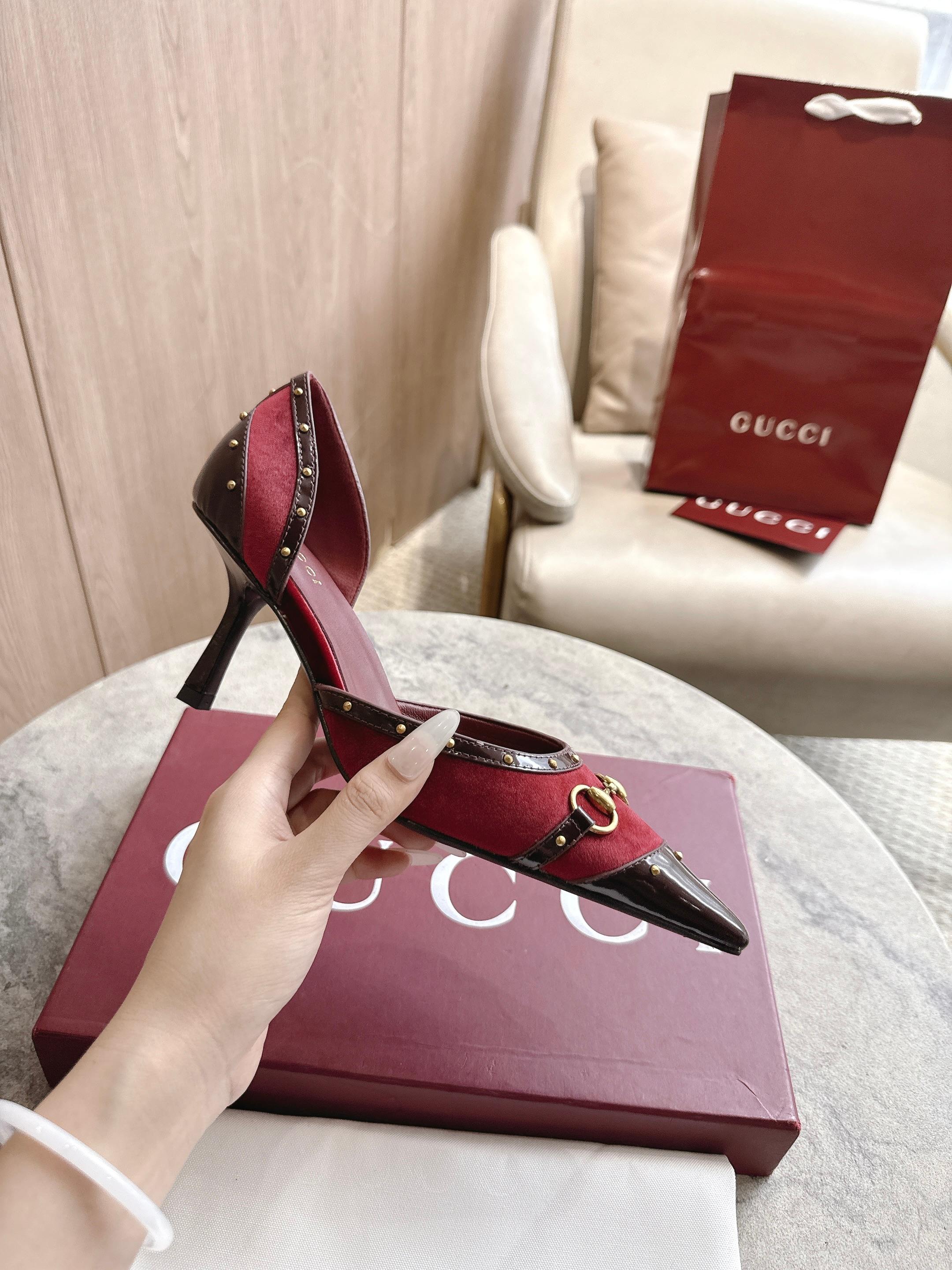 Cheap Gucci Sandals And Pumps For Women in 235716, $85 USD- [IB235716] - Replica Gucci Sandals And Pumps For Women