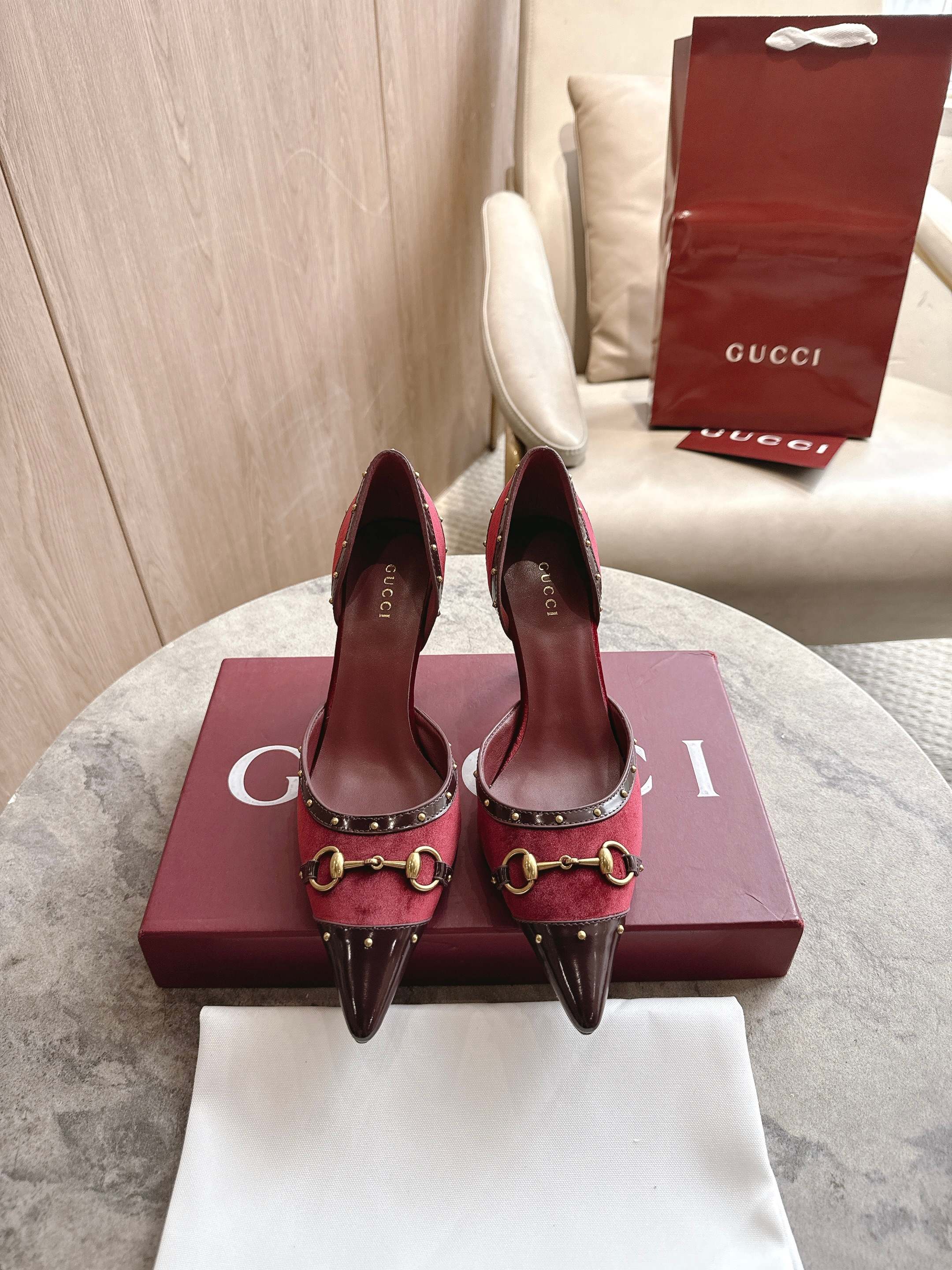 Cheap Gucci Sandals And Pumps For Women in 235716, $85 USD- [IB235716] - Replica Gucci Sandals And Pumps For Women