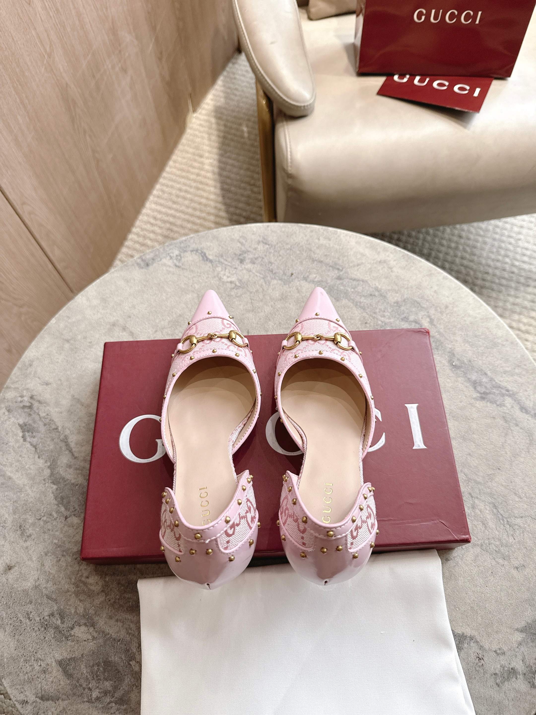 Cheap Gucci Sandals And Pumps For Women in 235717, $85 USD- [IB235717] - Replica Gucci Sandals And Pumps For Women