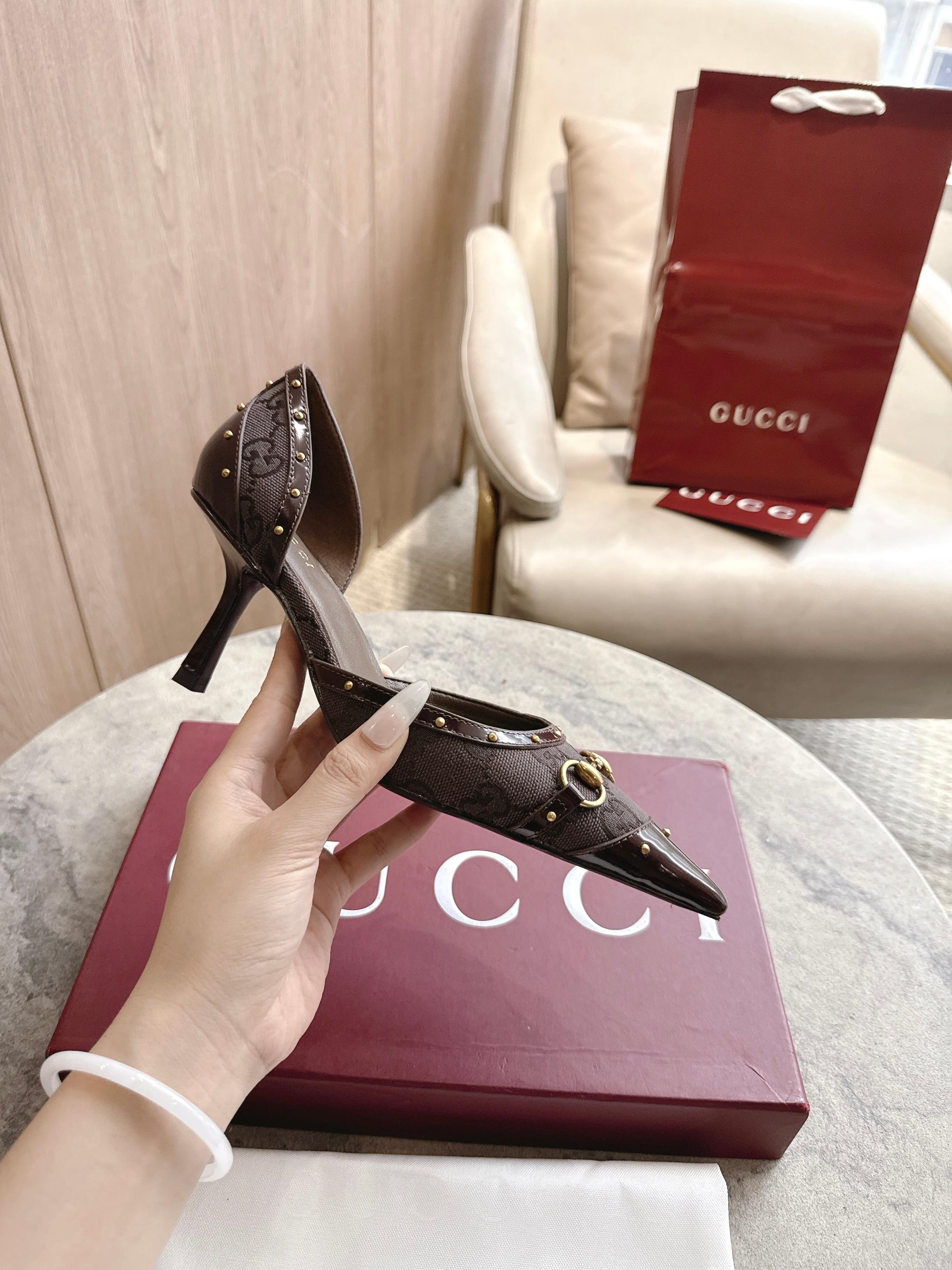Cheap Gucci Sandals And Pumps For Women in 235718, $85 USD- [IB235718] - Replica Gucci Sandals And Pumps For Women