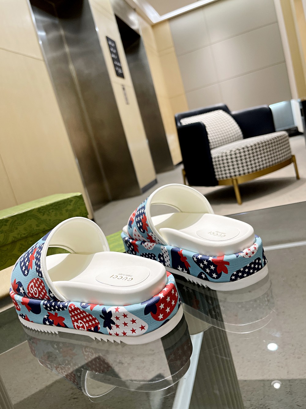Cheap Gucci Slippers For Women in 235743, $70 USD- [IB235743] - Replica Gucci Slippers For Women