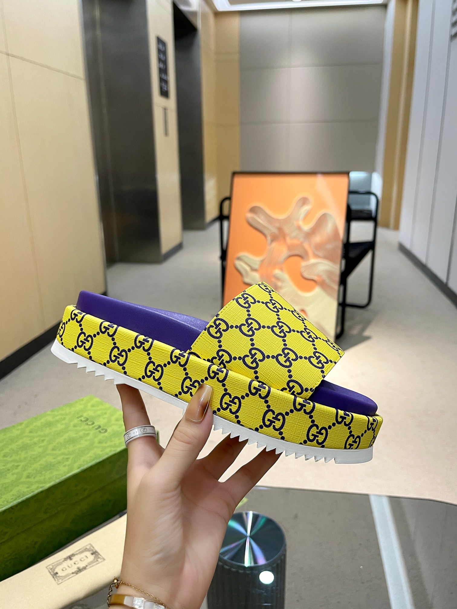 Cheap Gucci Slippers For Women in 235747, $70 USD- [IB235747] - Replica Gucci Slippers For Women