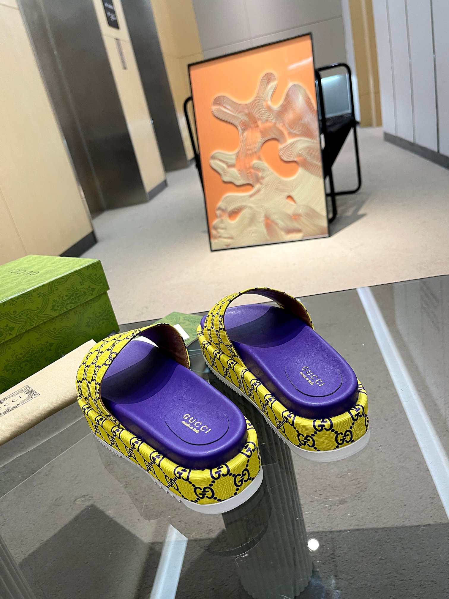 Cheap Gucci Slippers For Women in 235747, $70 USD- [IB235747] - Replica Gucci Slippers For Women