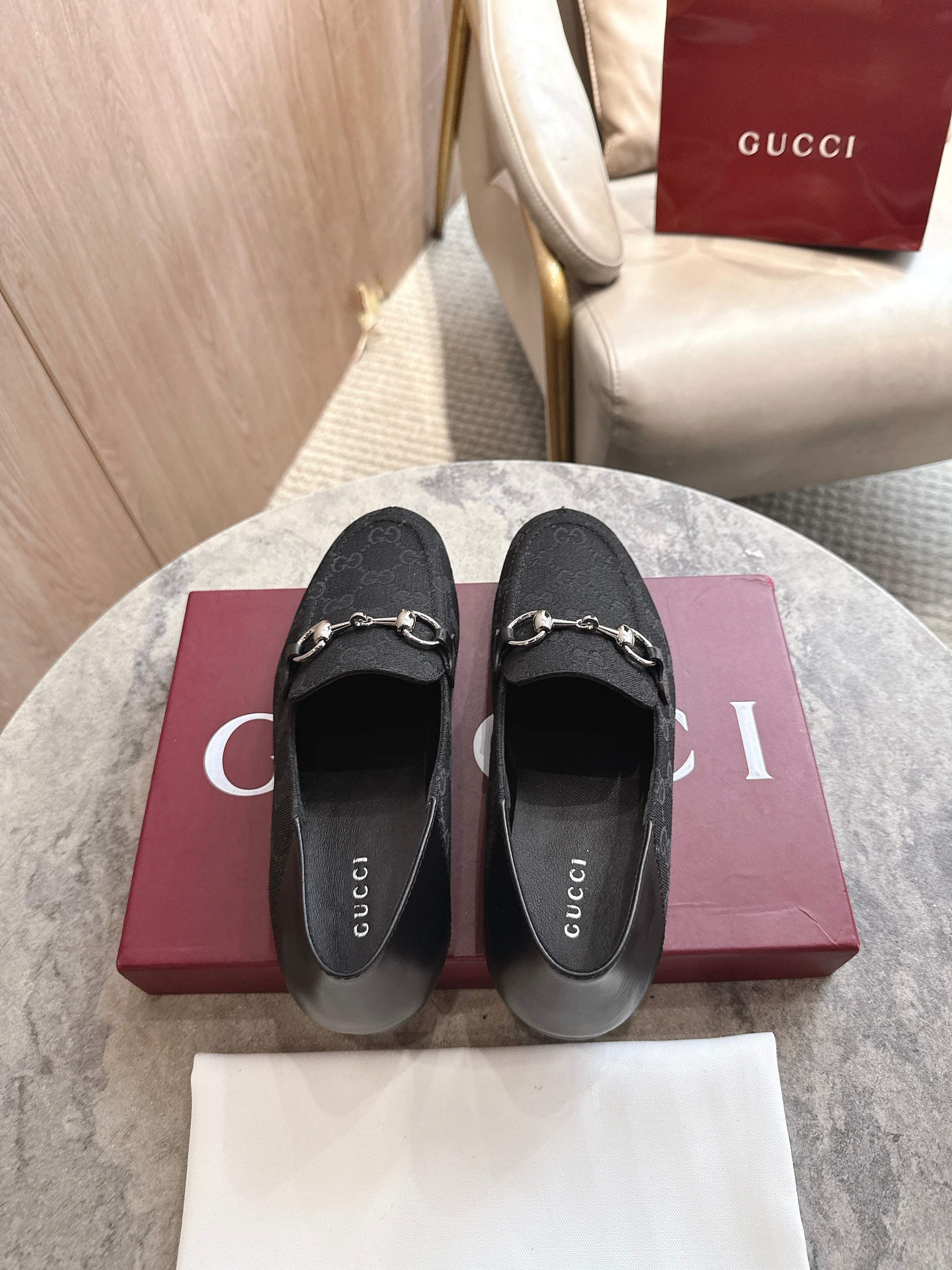 Cheap Gucci Loafers For Women in 235759, $85 USD- [IB235759] - Replica Gucci Loafers For Women
