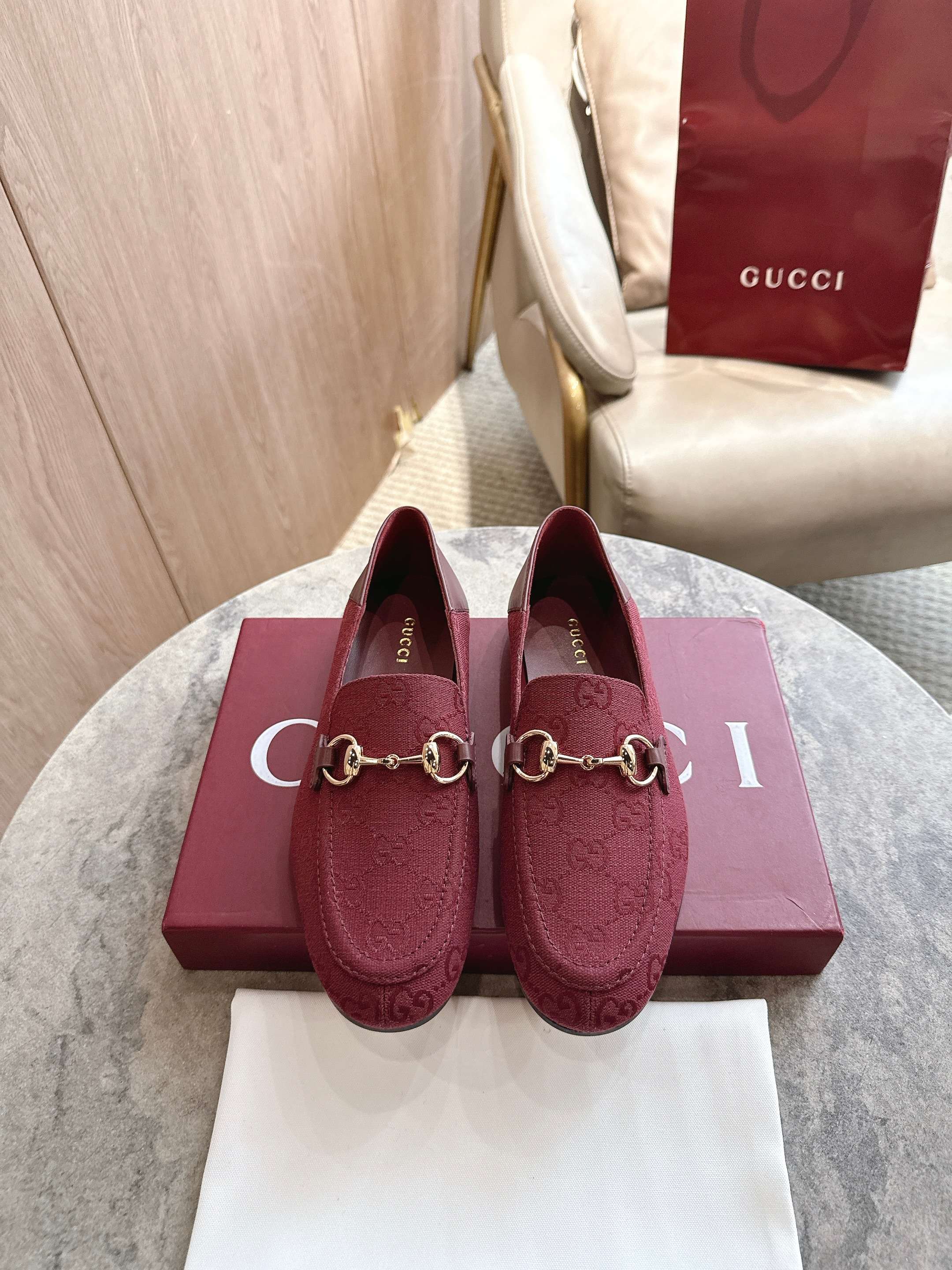Cheap Gucci Loafers For Women in 235760, $85 USD- [IB235760] - Replica Gucci Loafers For Women