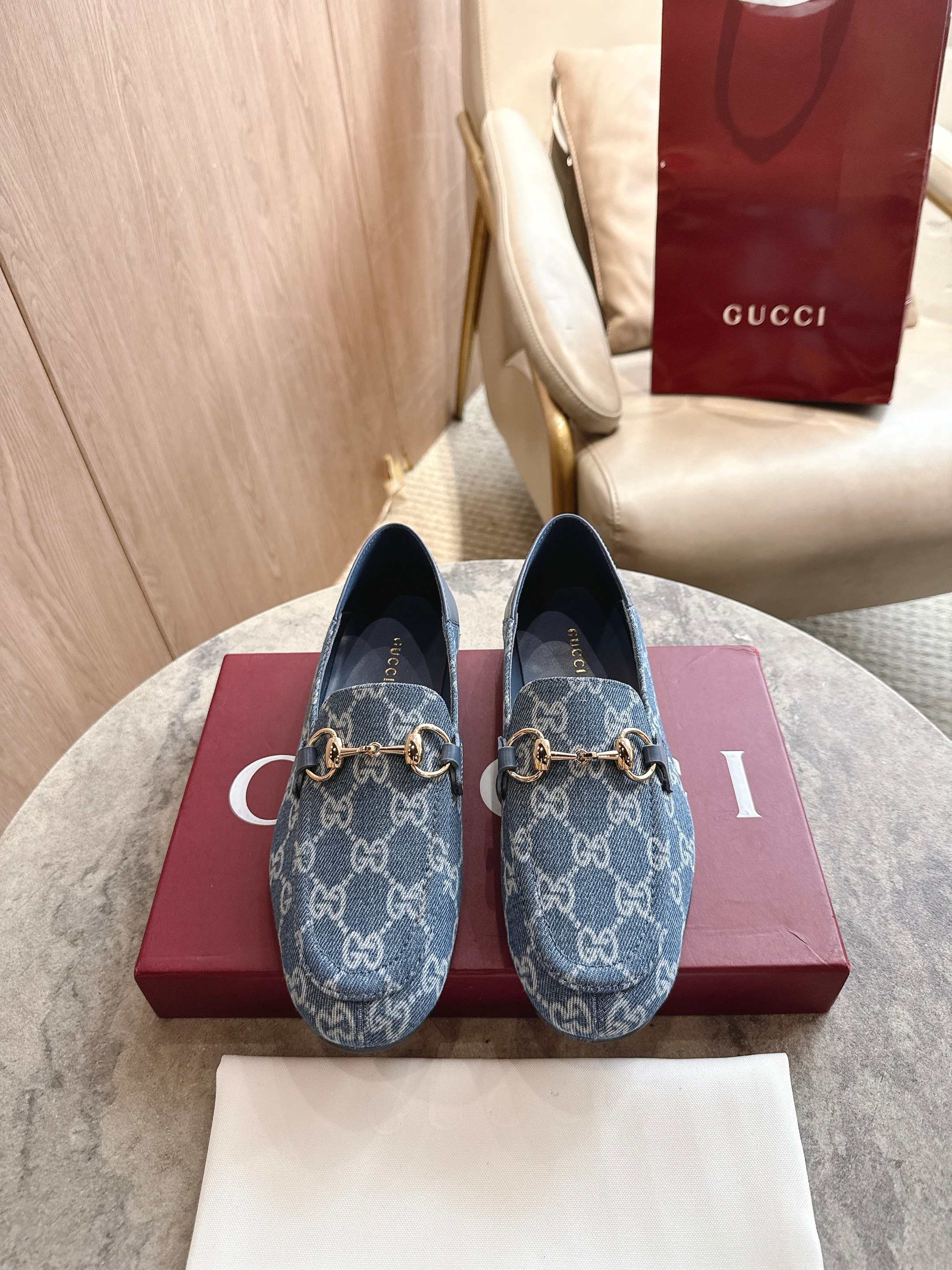 Cheap Gucci Loafers For Women in 235763, $85 USD- [IB235763] - Replica Gucci Loafers For Women