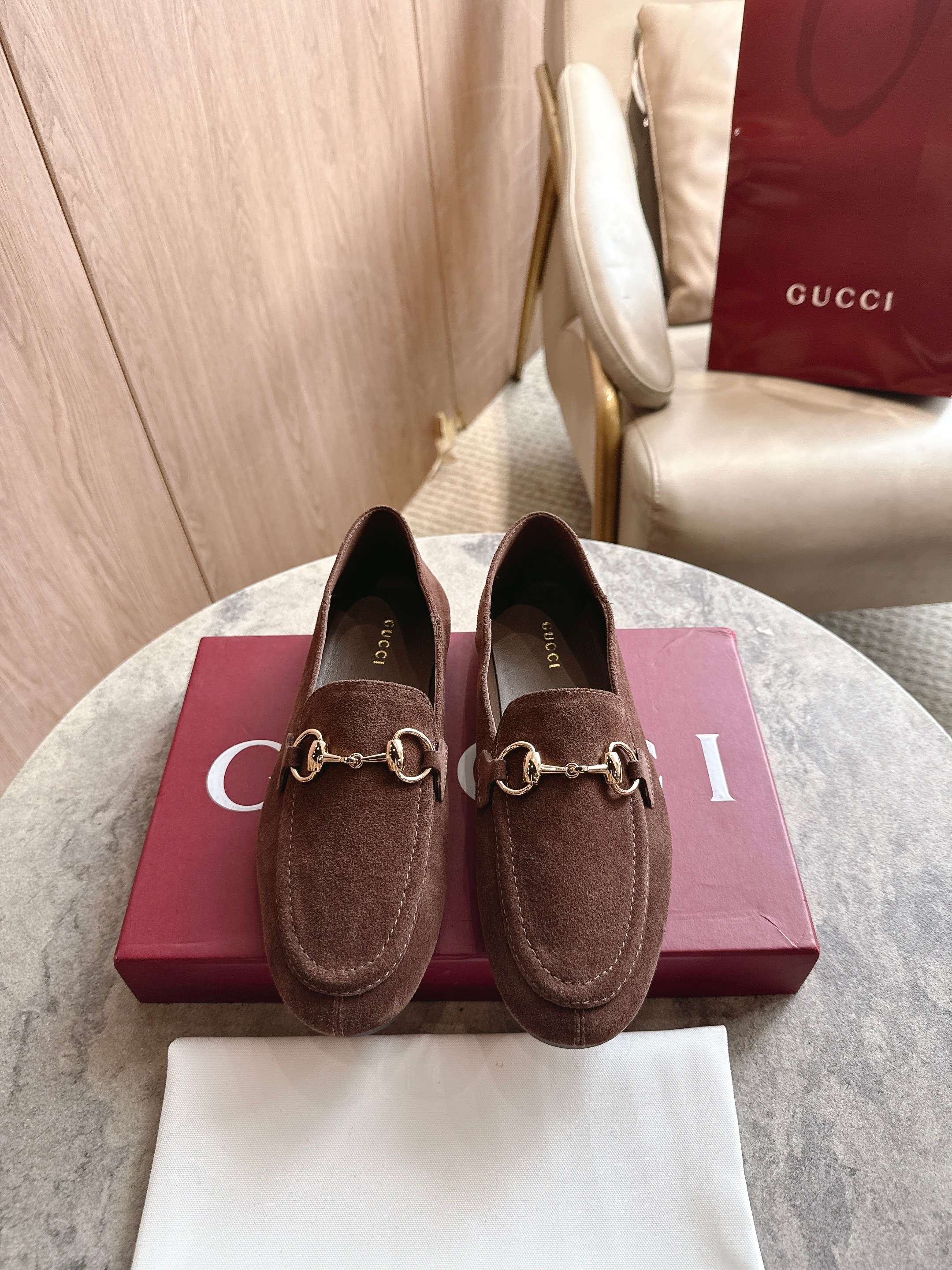 Cheap Gucci Loafers For Women in 235764, $85 USD- [IB235764] - Replica Gucci Loafers For Women
