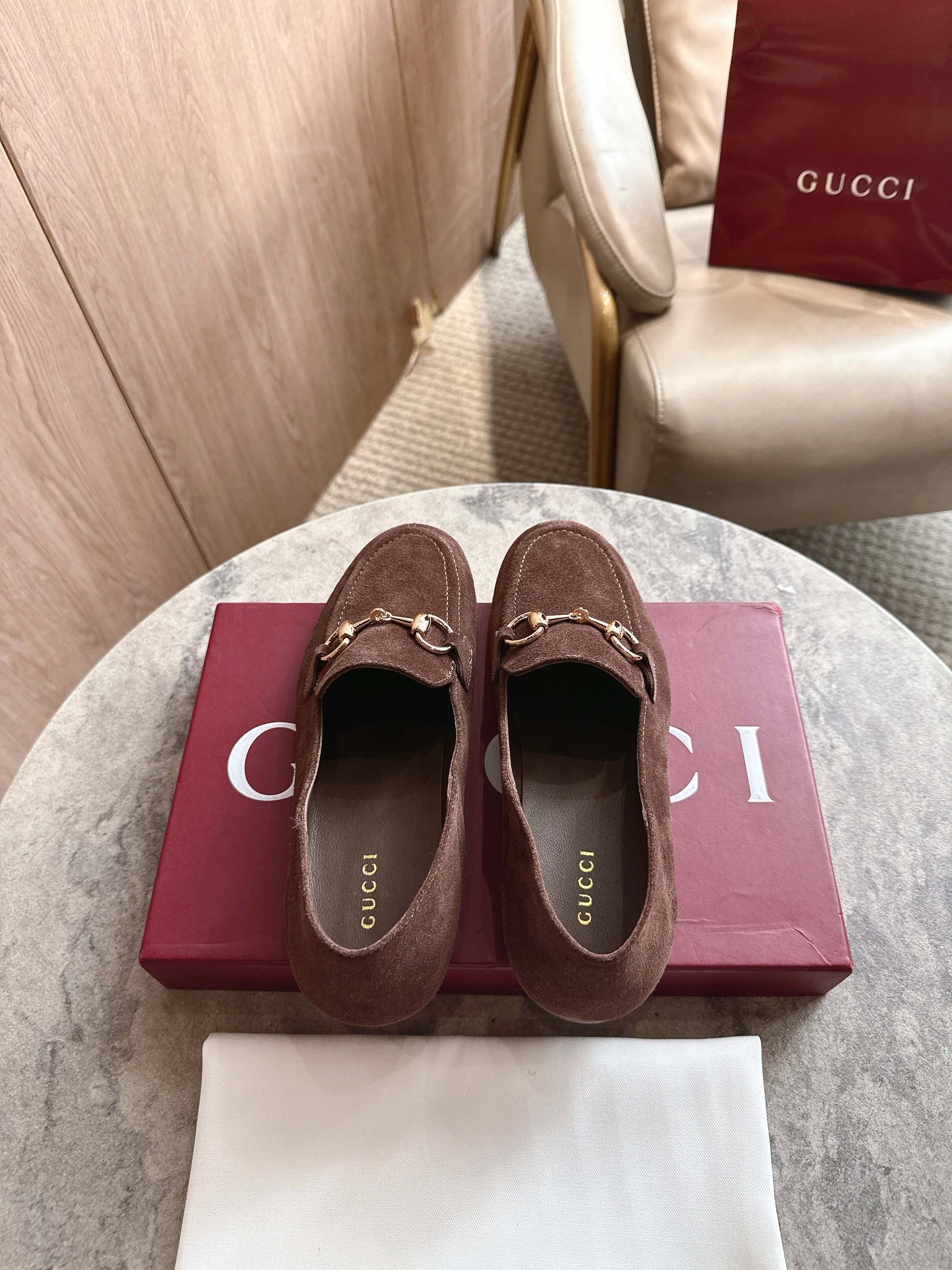 Cheap Gucci Loafers For Women in 235764, $85 USD- [IB235764] - Replica Gucci Loafers For Women
