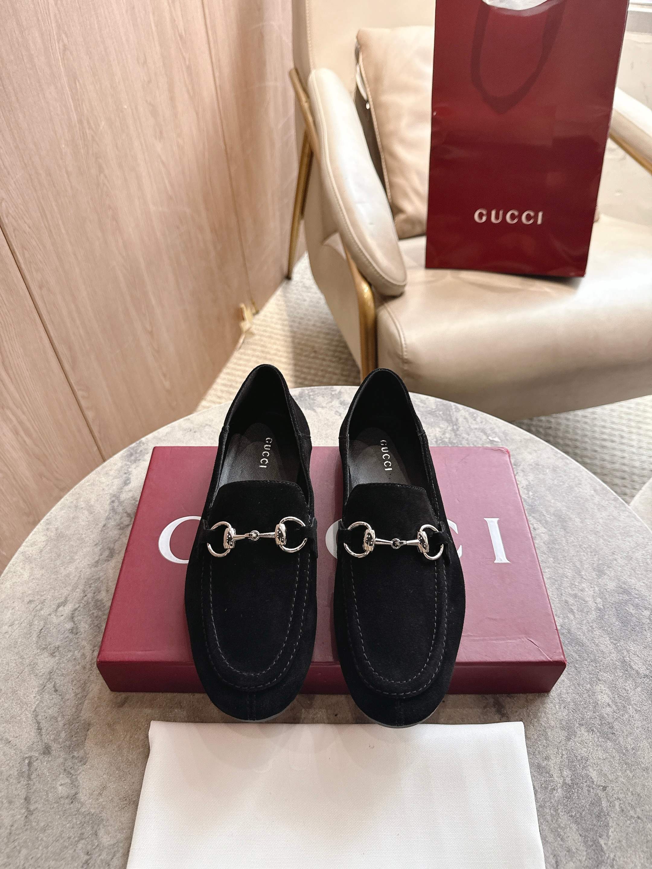 Cheap Gucci Loafers For Women in 235767, $85 USD- [IB235767] - Replica Gucci Loafers For Women