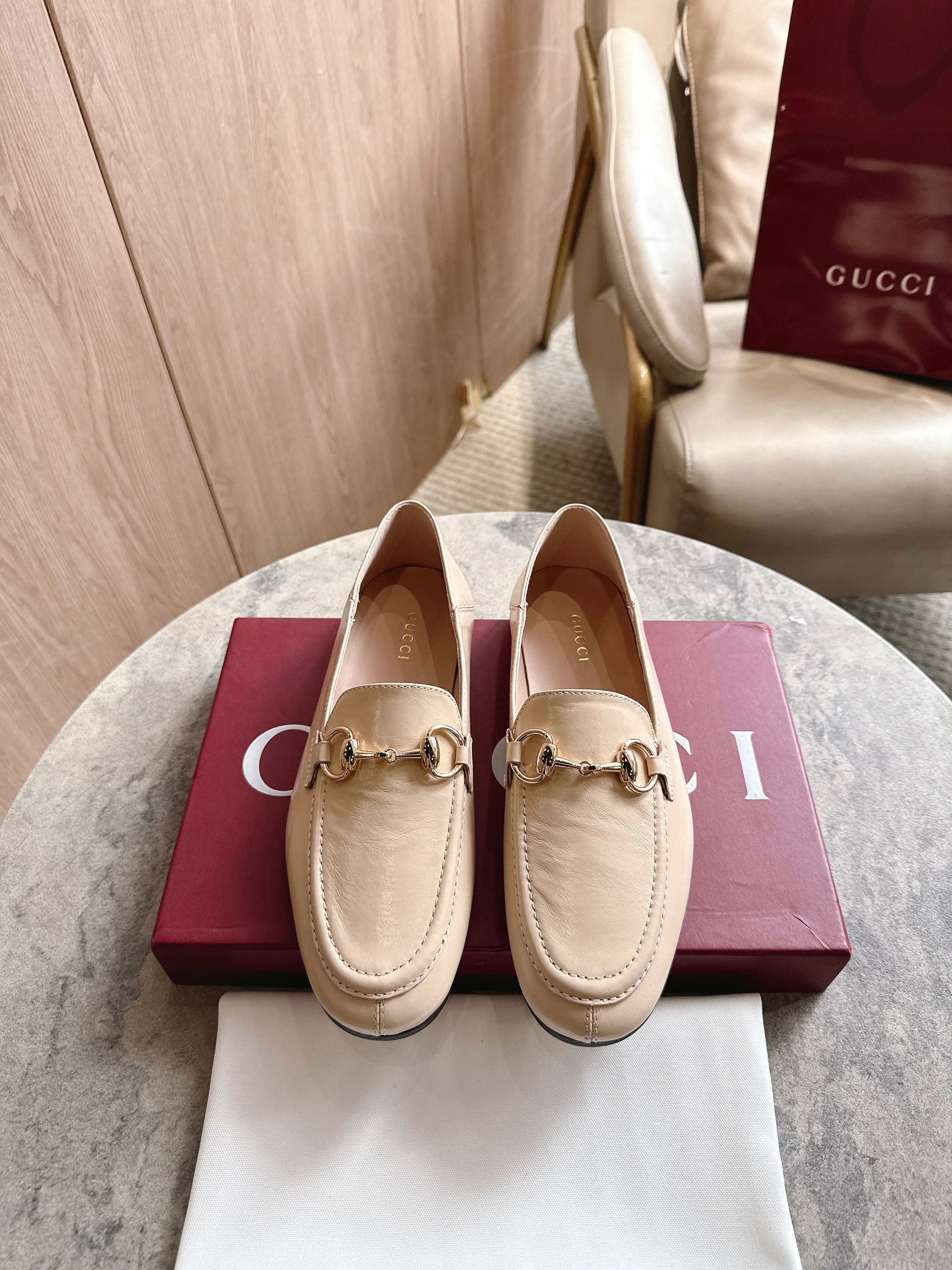 Cheap Gucci Loafers For Women in 235771, $85 USD- [IB235771] - Replica Gucci Loafers For Women